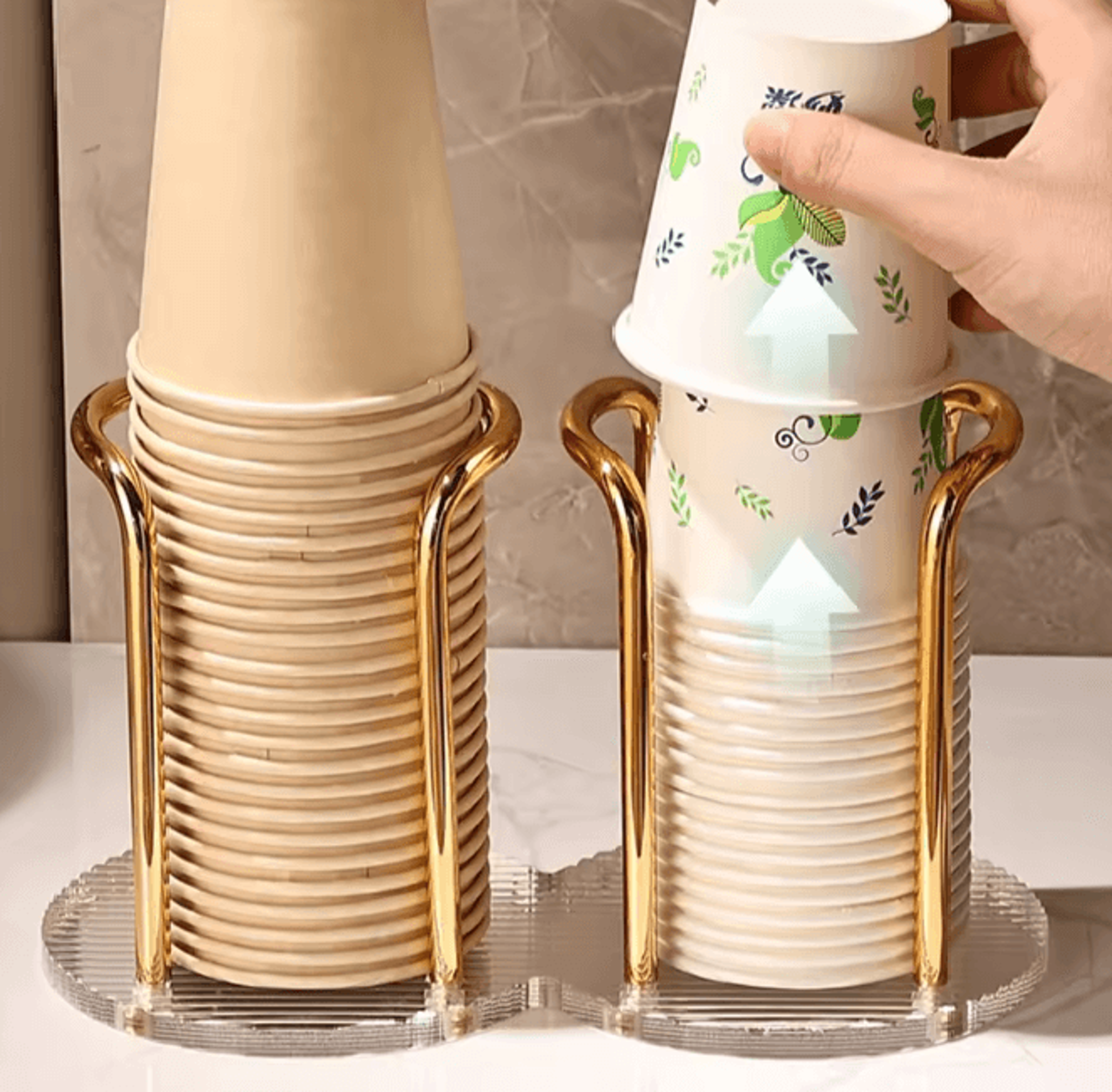 Disposable Cup Storage Holder Stand 0