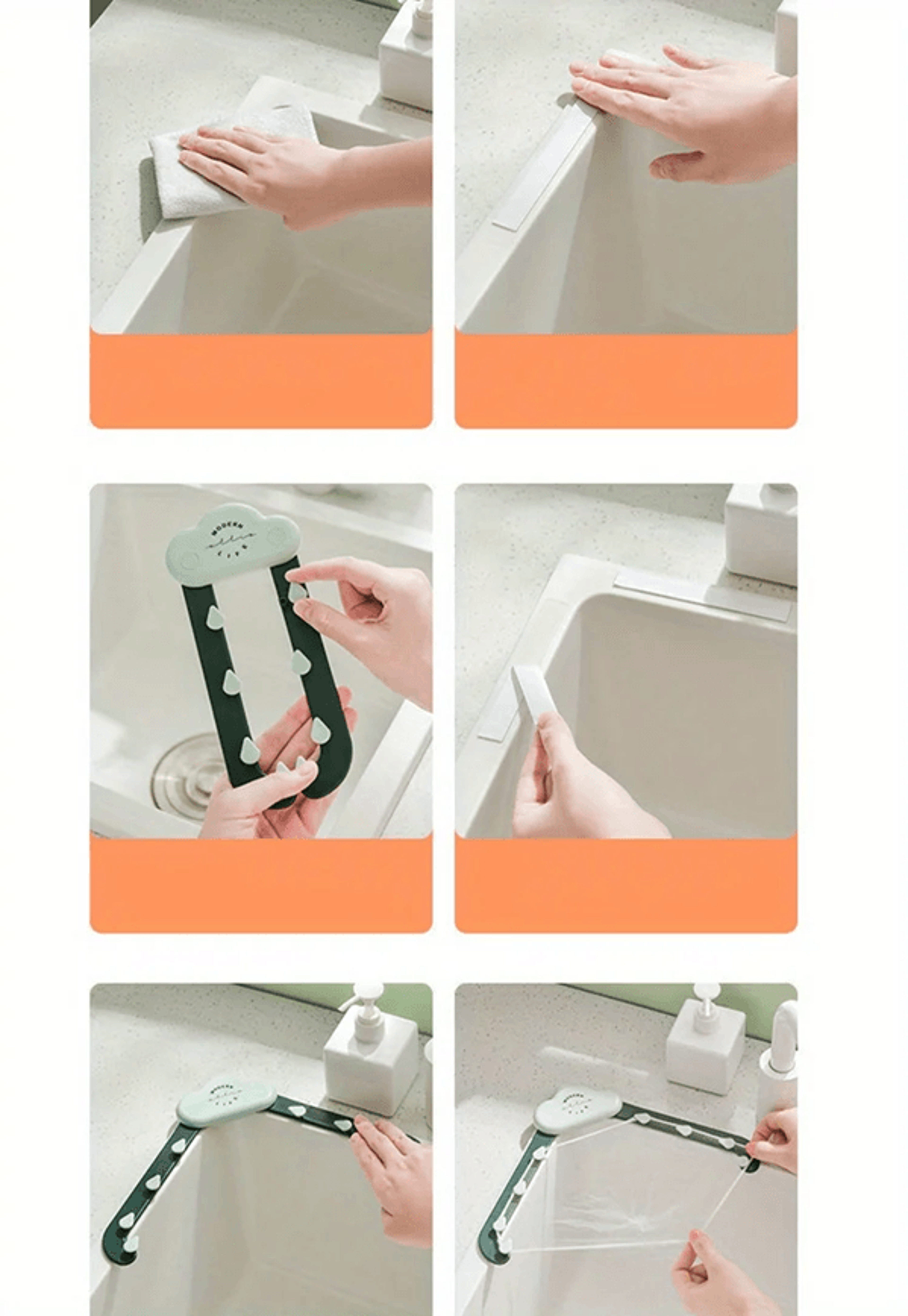 Kitchen Sink Hanging Strainer Set 2