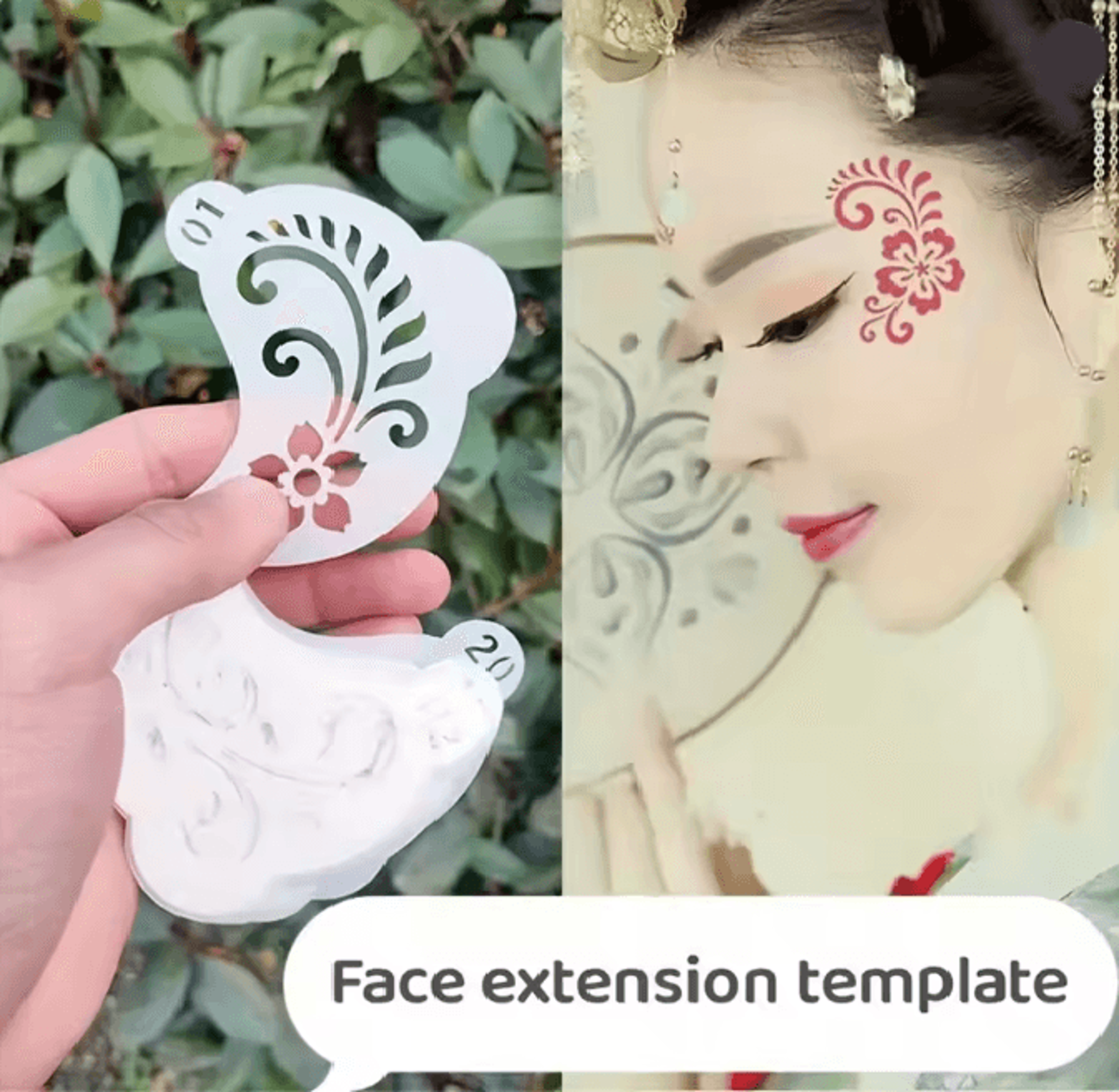 Reusable Face Painting Stencil Set For Kids And Creative Projects 4