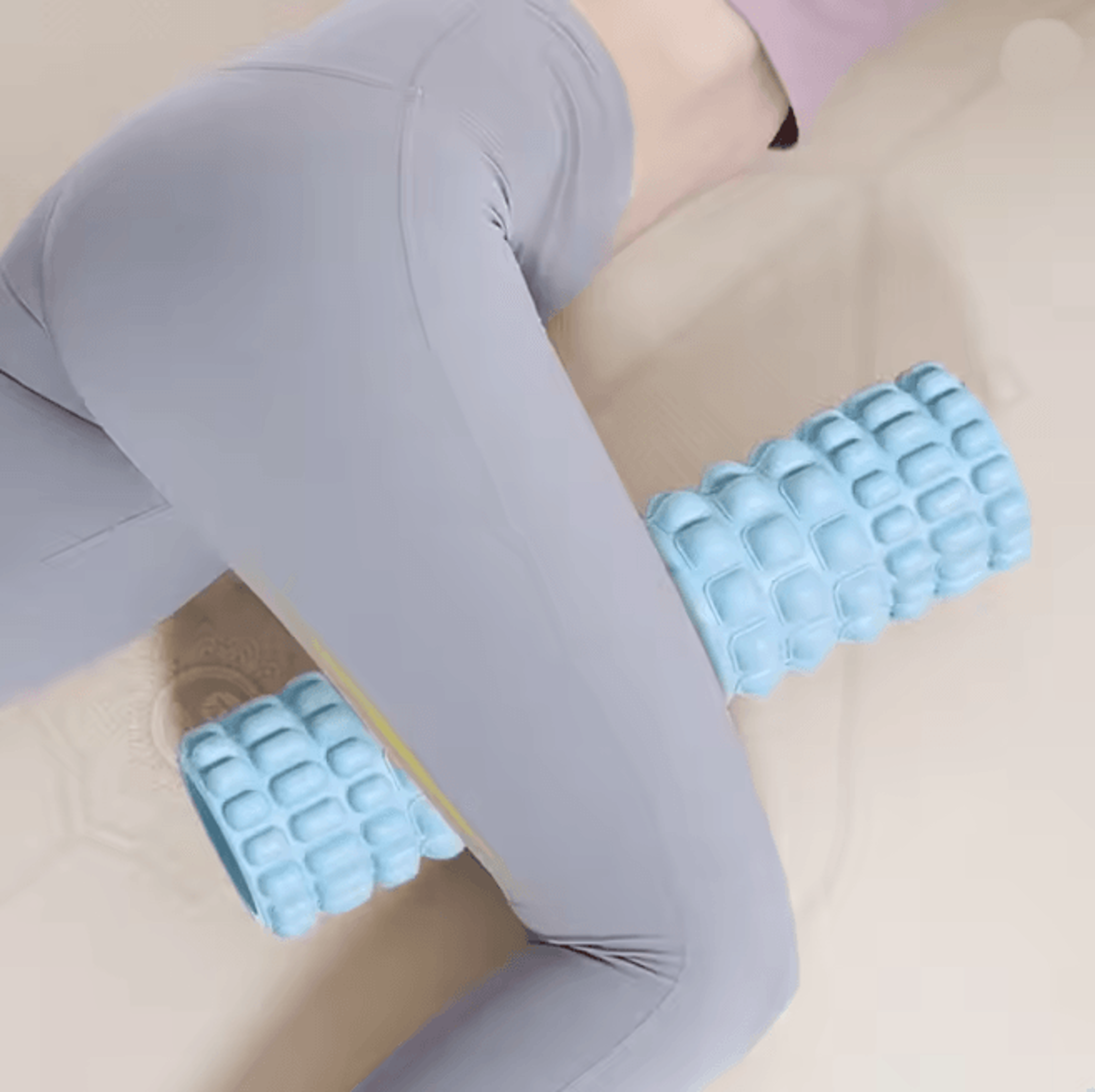 RecoverEase Medium Density Foam Roller 3