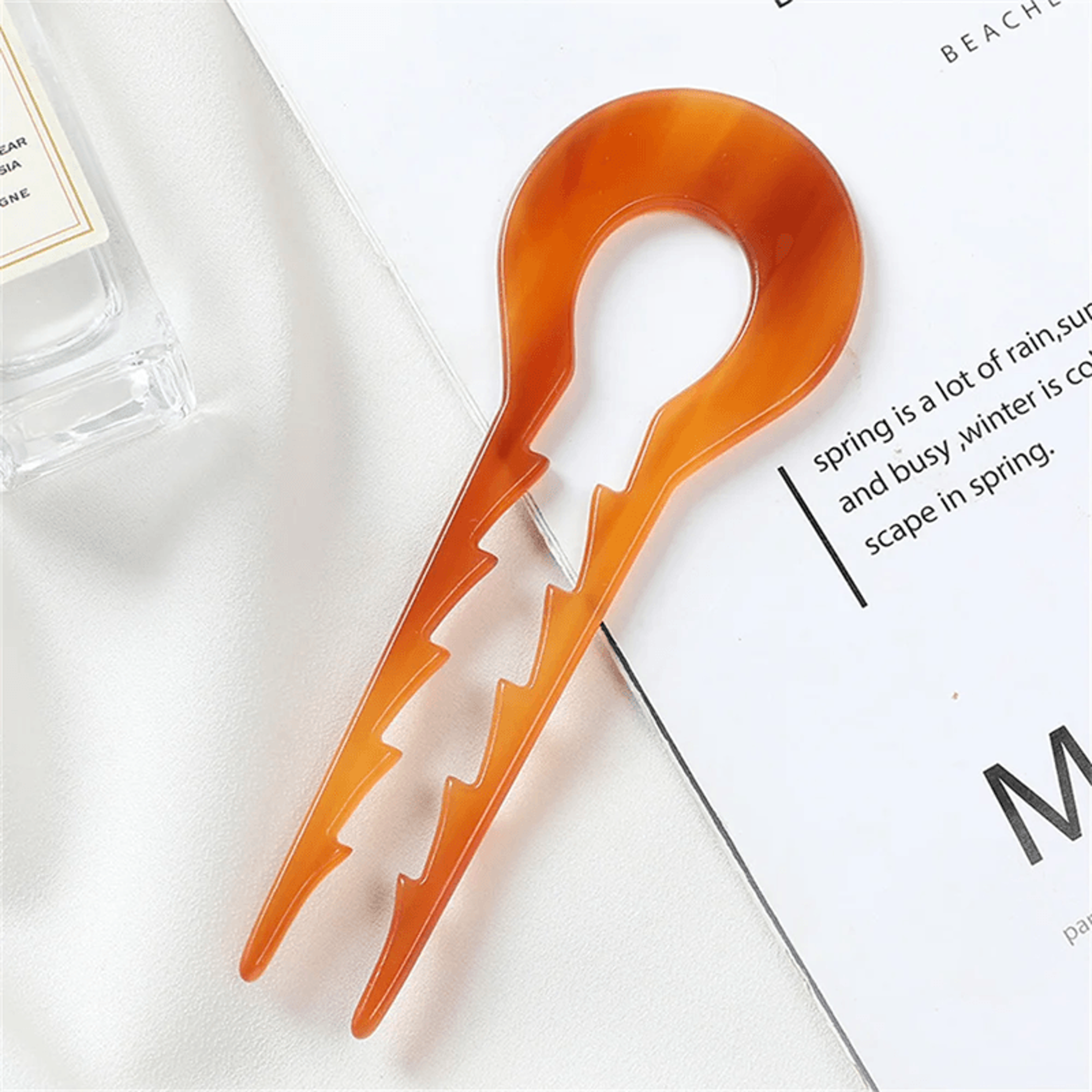 Elegant U Shaped Hair Stick 4