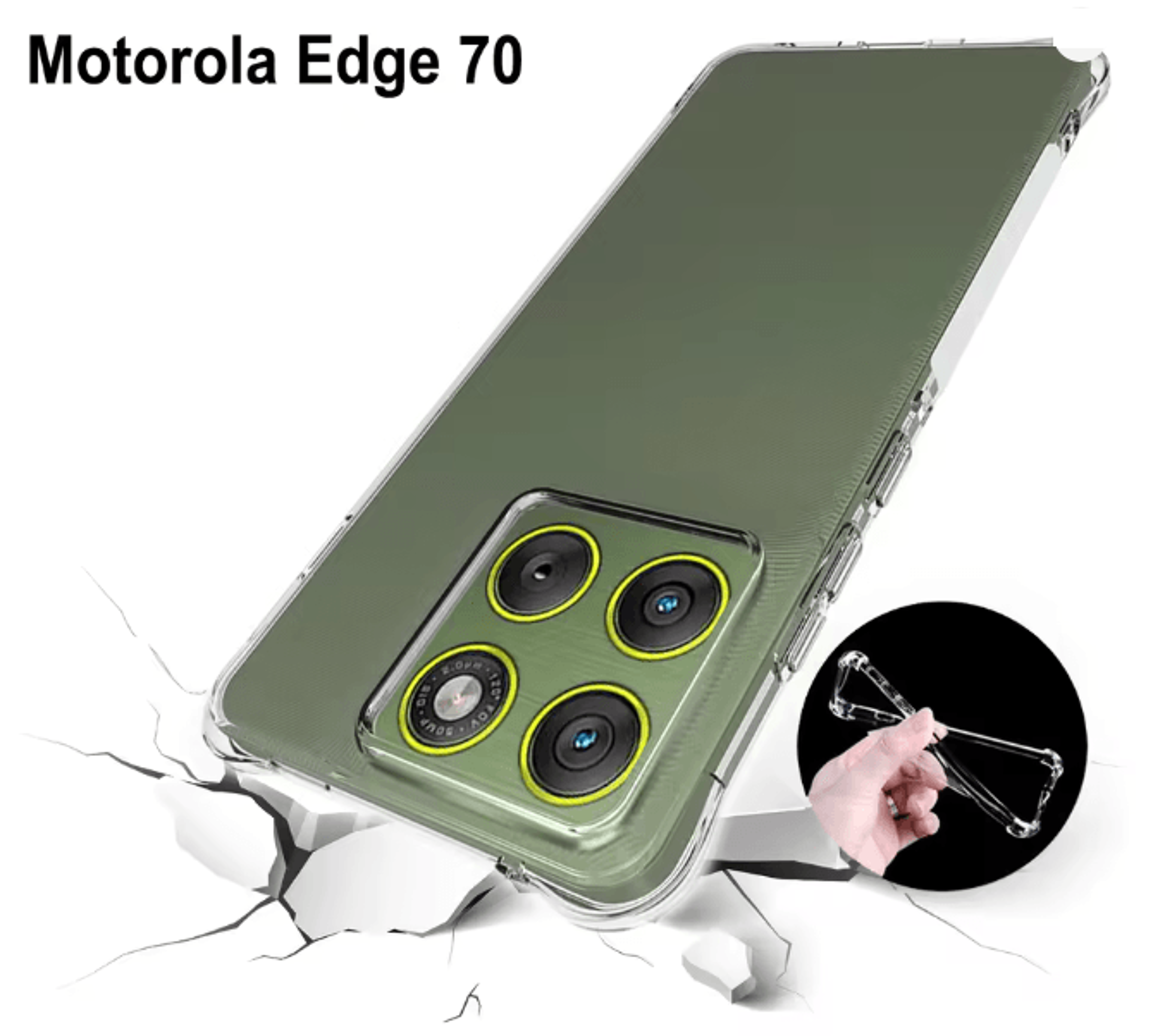Air Cushion Shockproof Case For Motorola Edge 70 0