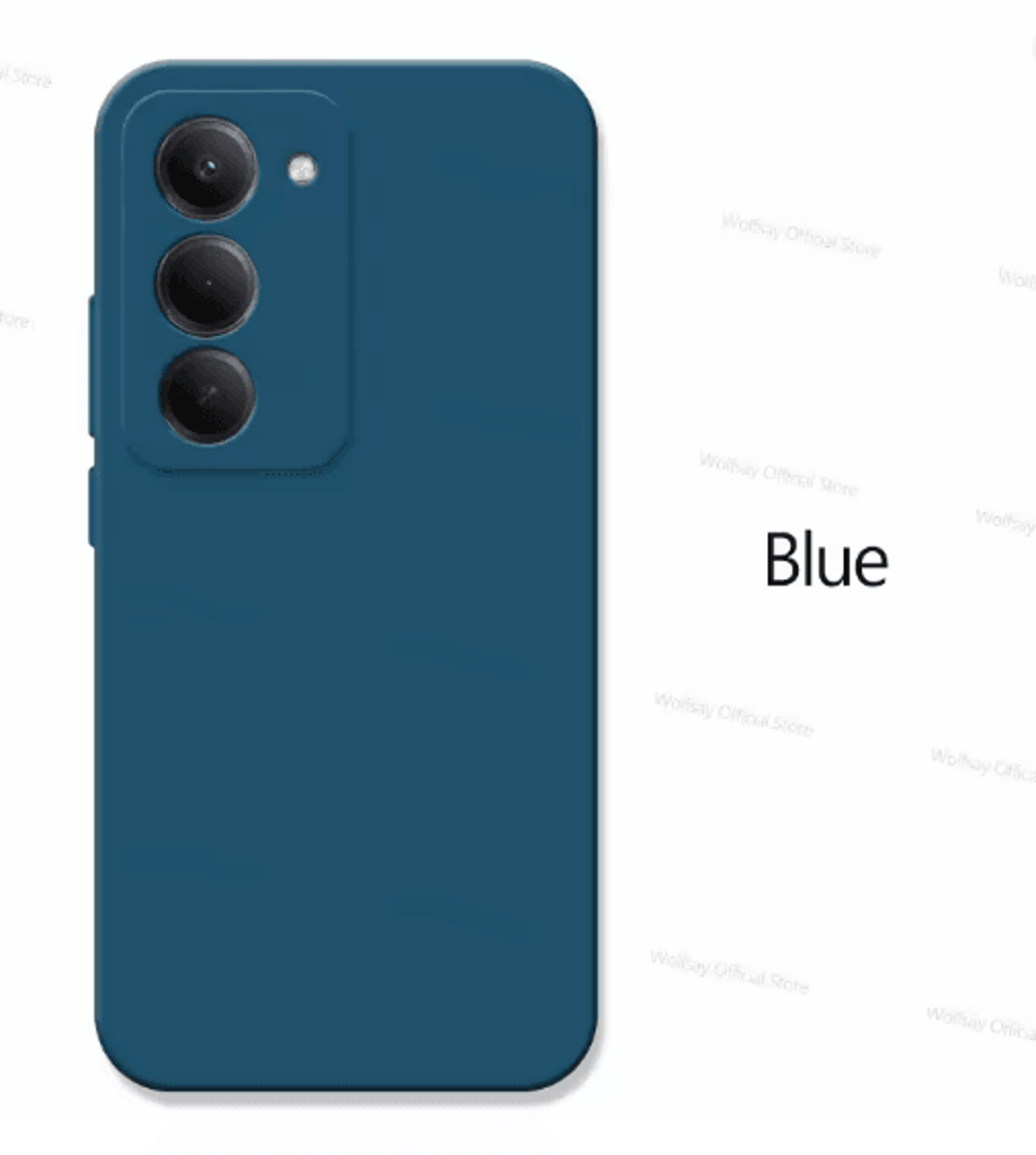 Luxury Liquid Silicone Shockproof Case For Xiaomi Redmi 15 Soft TPU Protective Cover 4