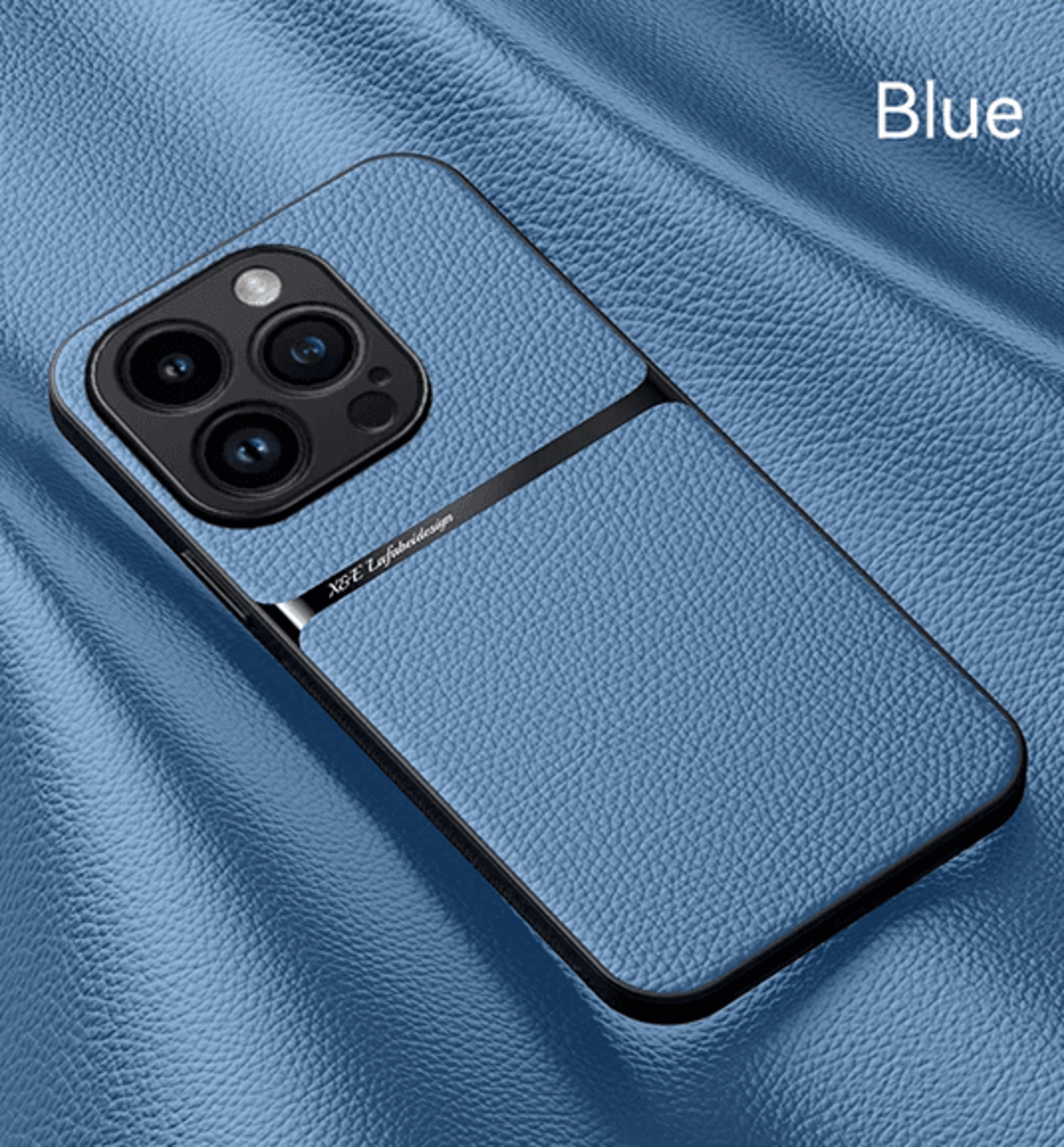 Magnetic Leather Car Mount Case For IPhone Soft Back Protective Cover 4