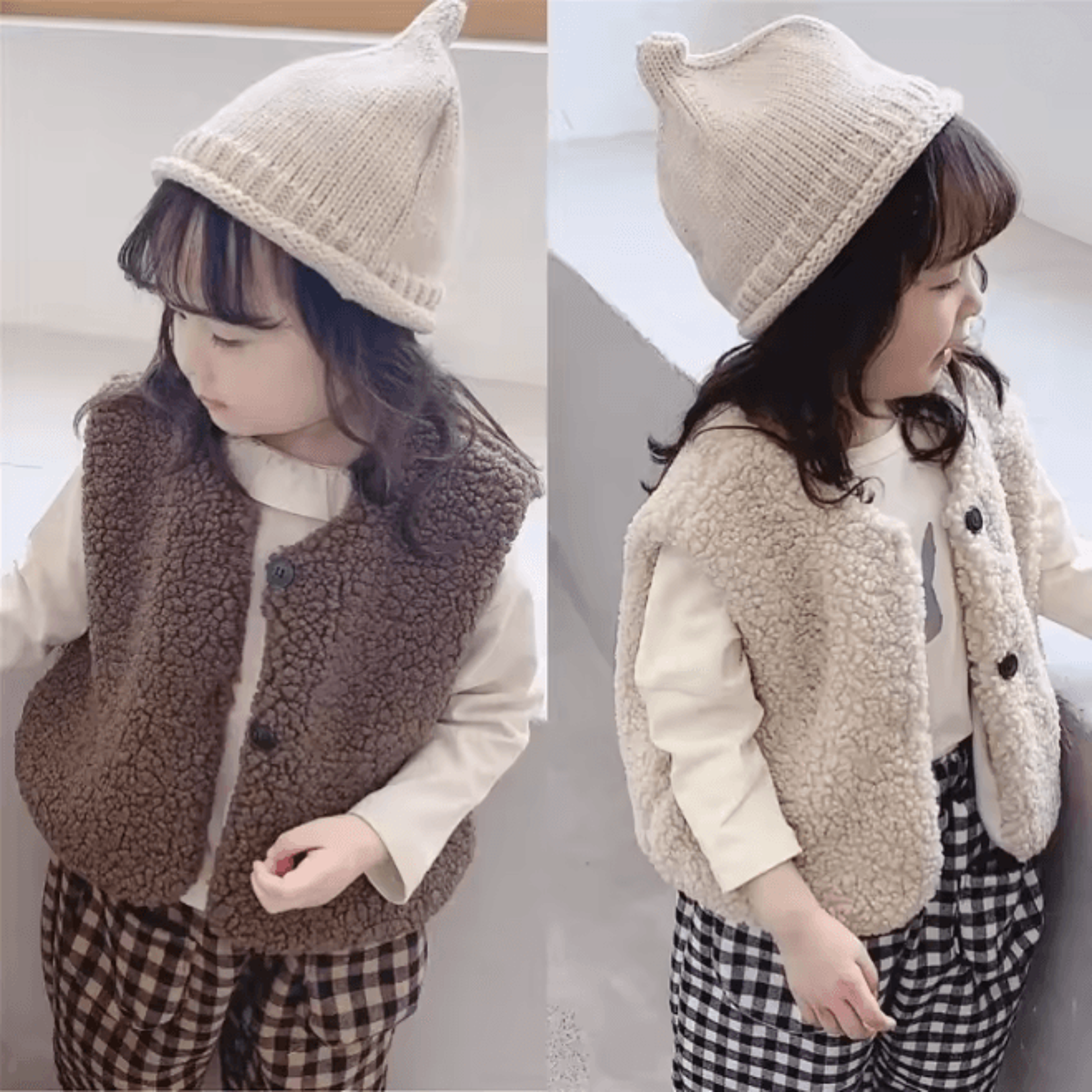 CozyLamb Winter Baby Plush Vest Soft Warm Waistcoat For Girls And Boys 2