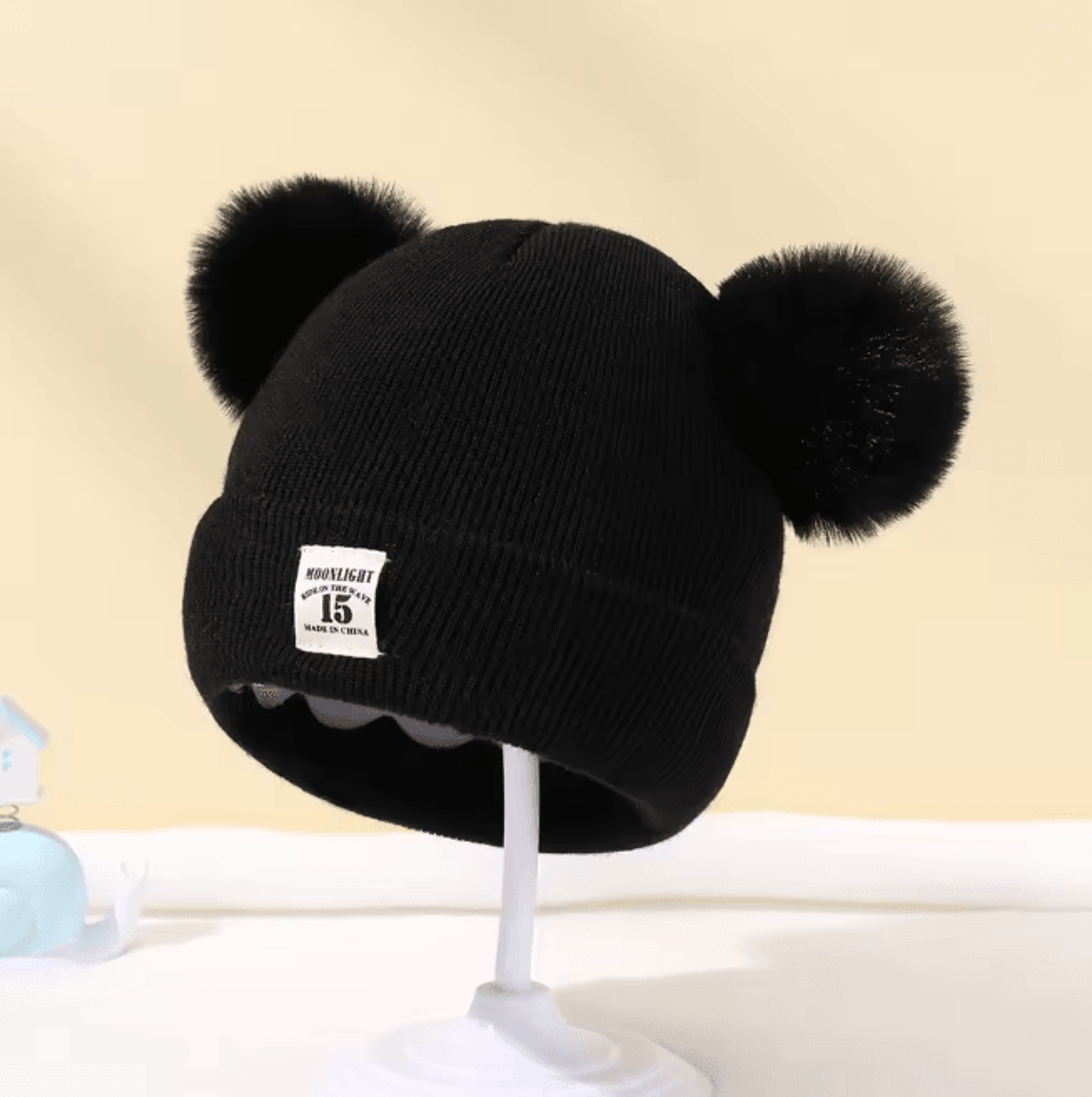 SnugPom Baby Knit Beanie Warm Winter Hat For Boys And Girls 8