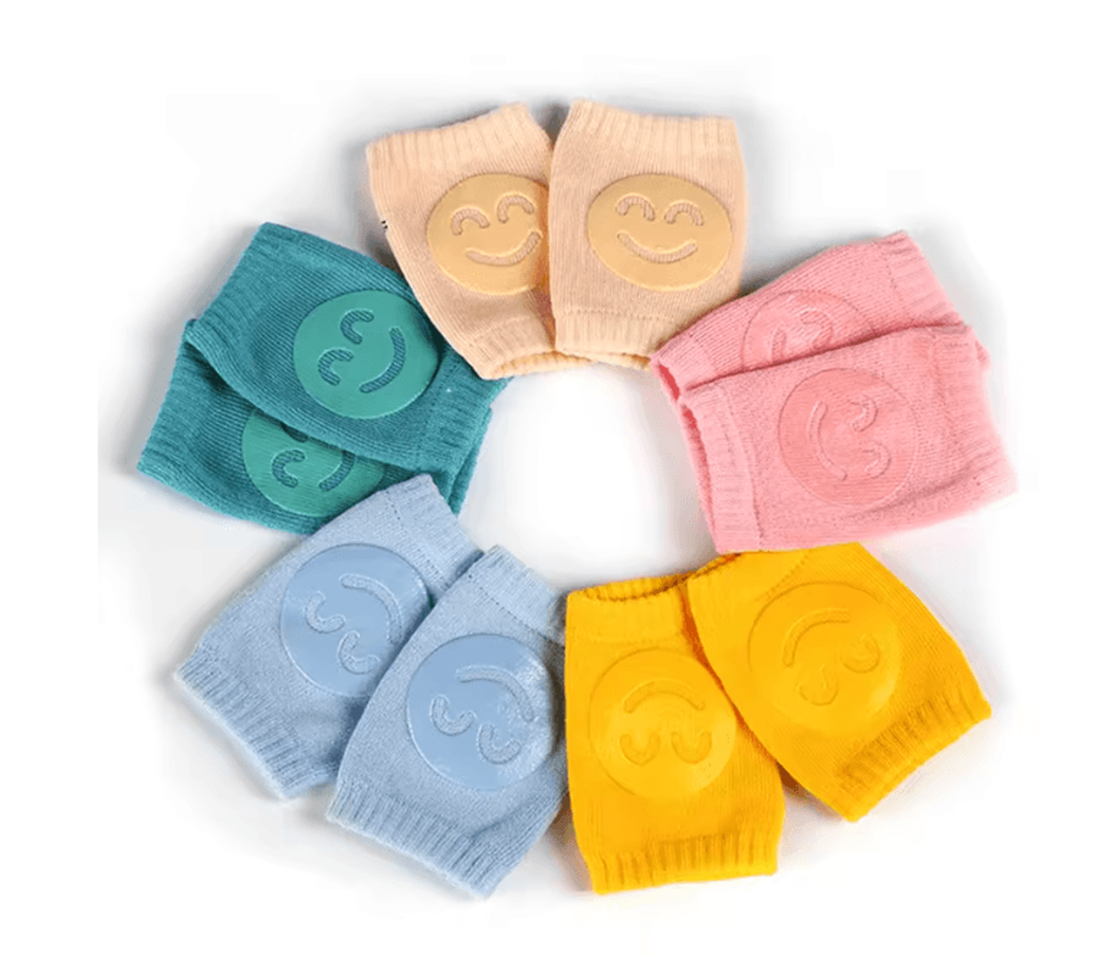 CrawlGuard Baby Knee Pads Non Slip Crawling Protectors For Infants 2