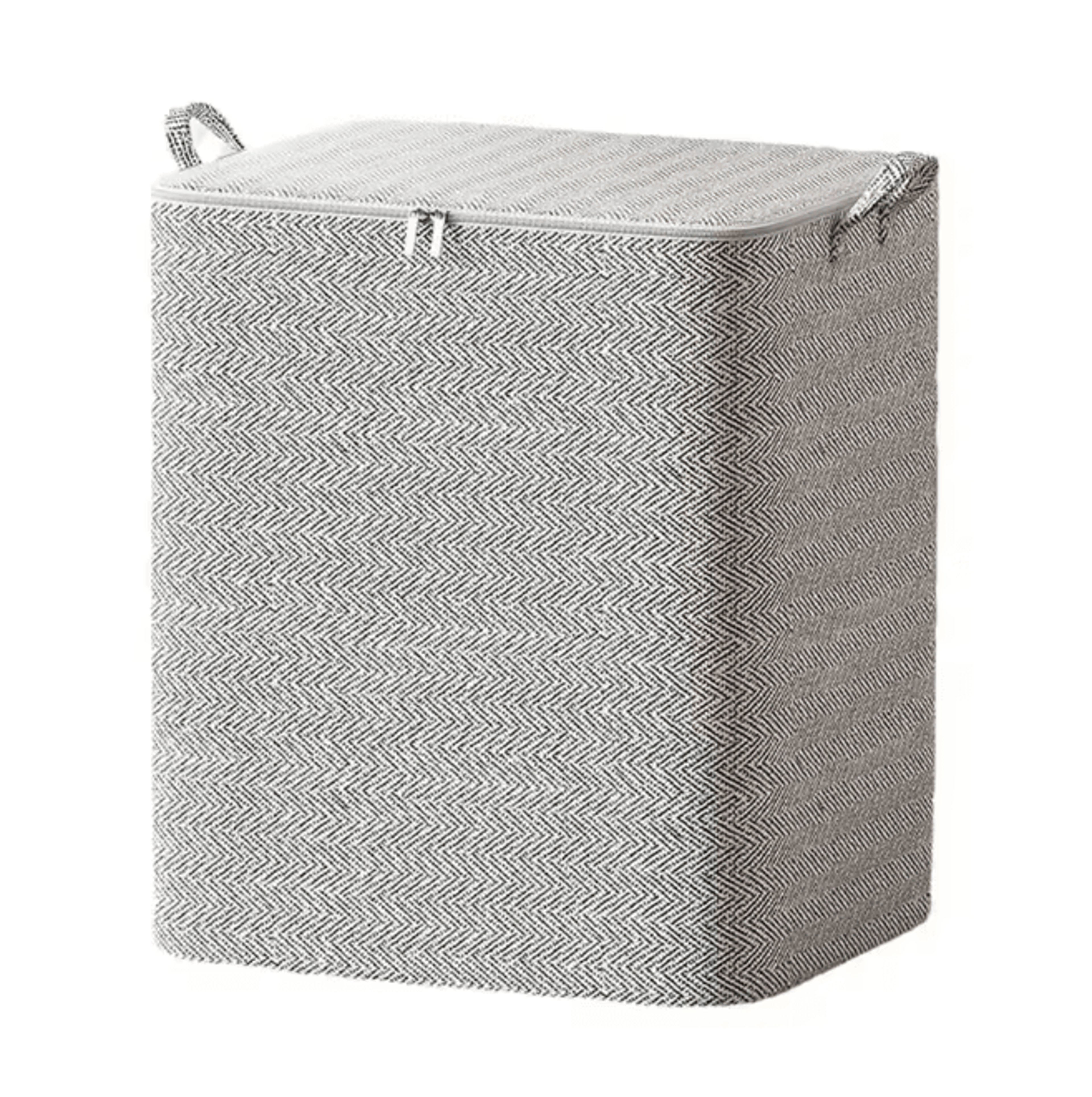 Large Capacity Quilt Storage Bag Foldable Clothes Organizer With Zipper Lid 7