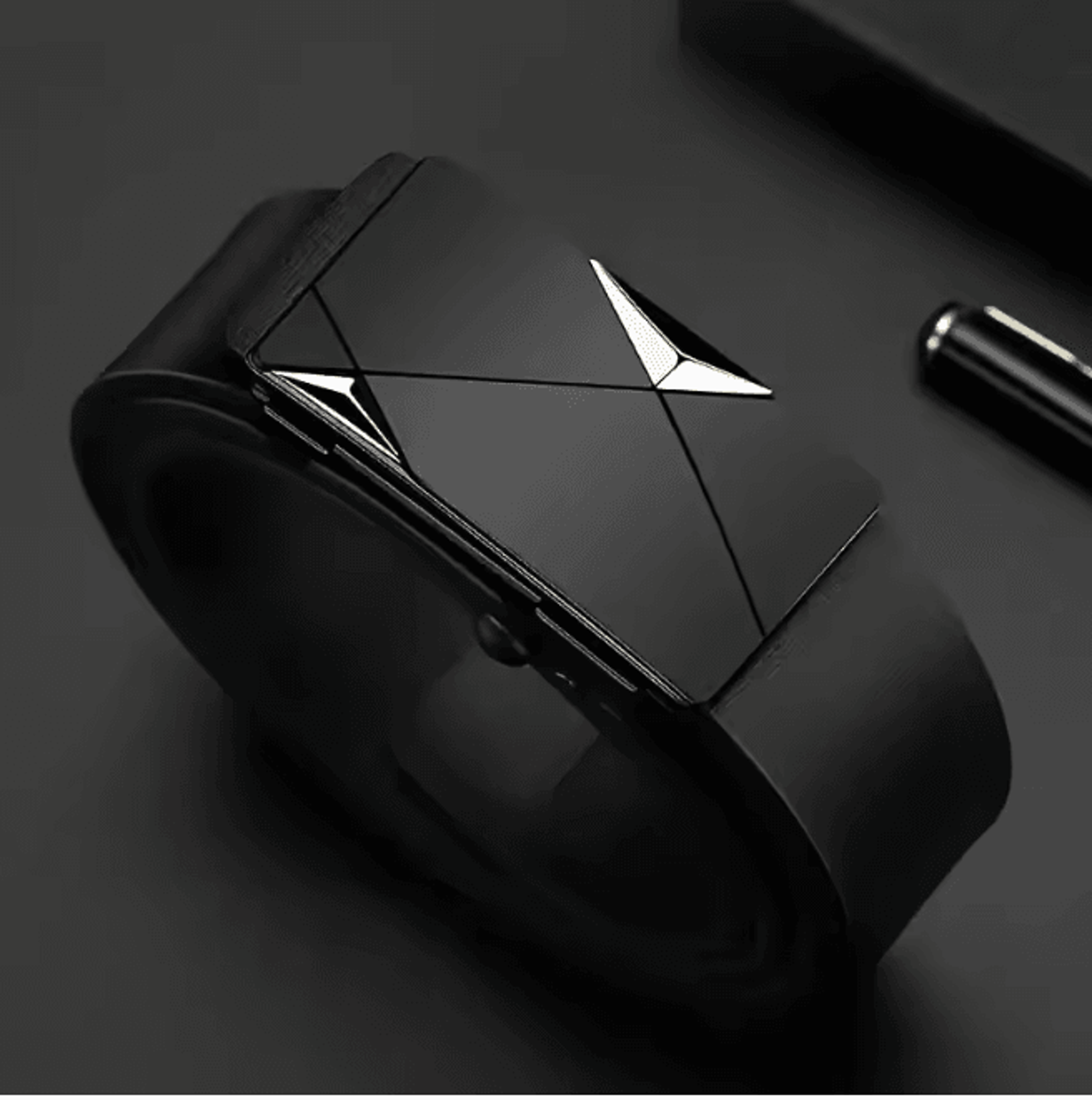 Mens PU Leather Automatic Buckle Belt Classic Business Casual Style 2