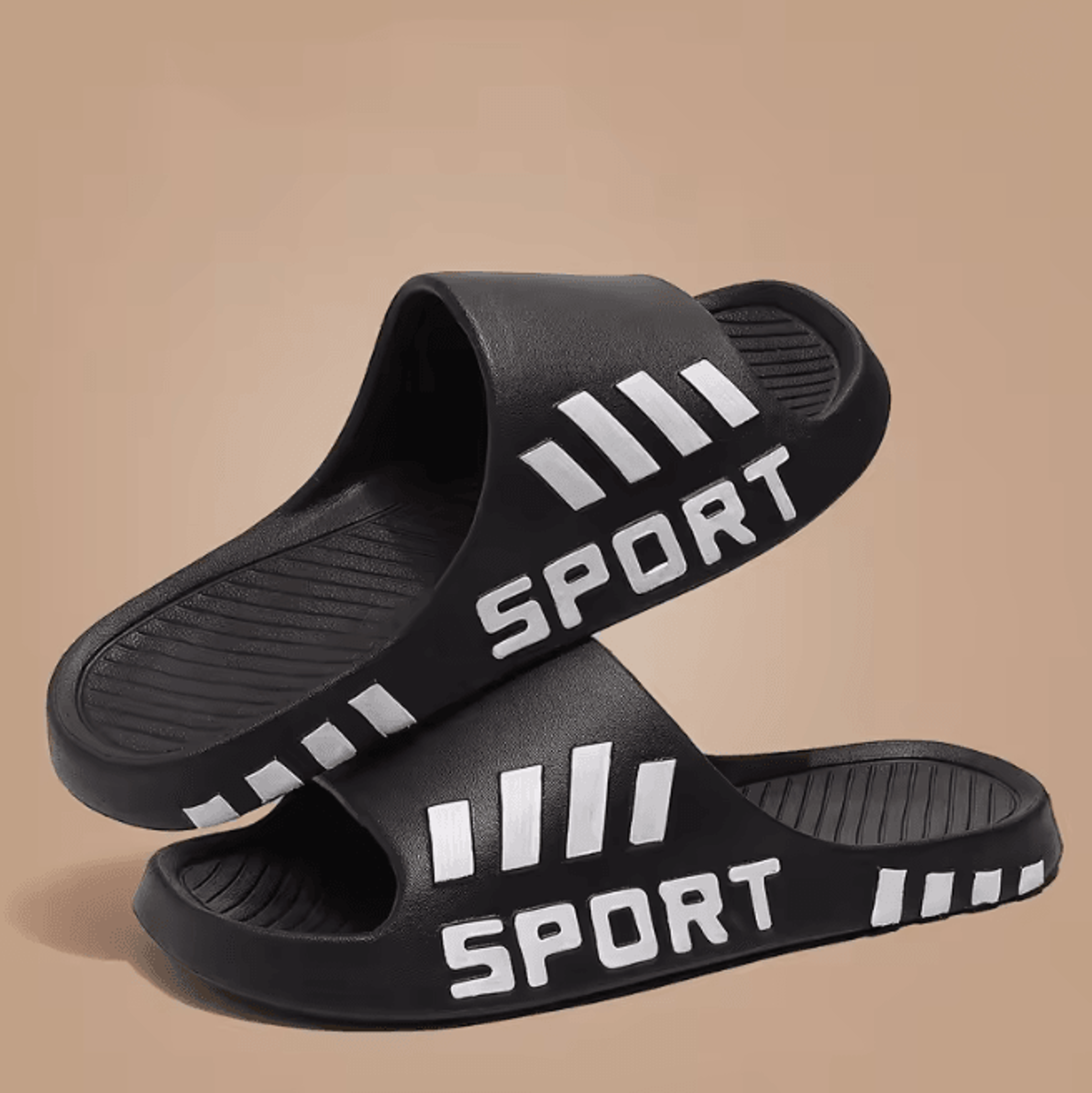 Mens Thick Sole Non Slip Summer Slides Indoor Outdoor Comfort Slippers 1