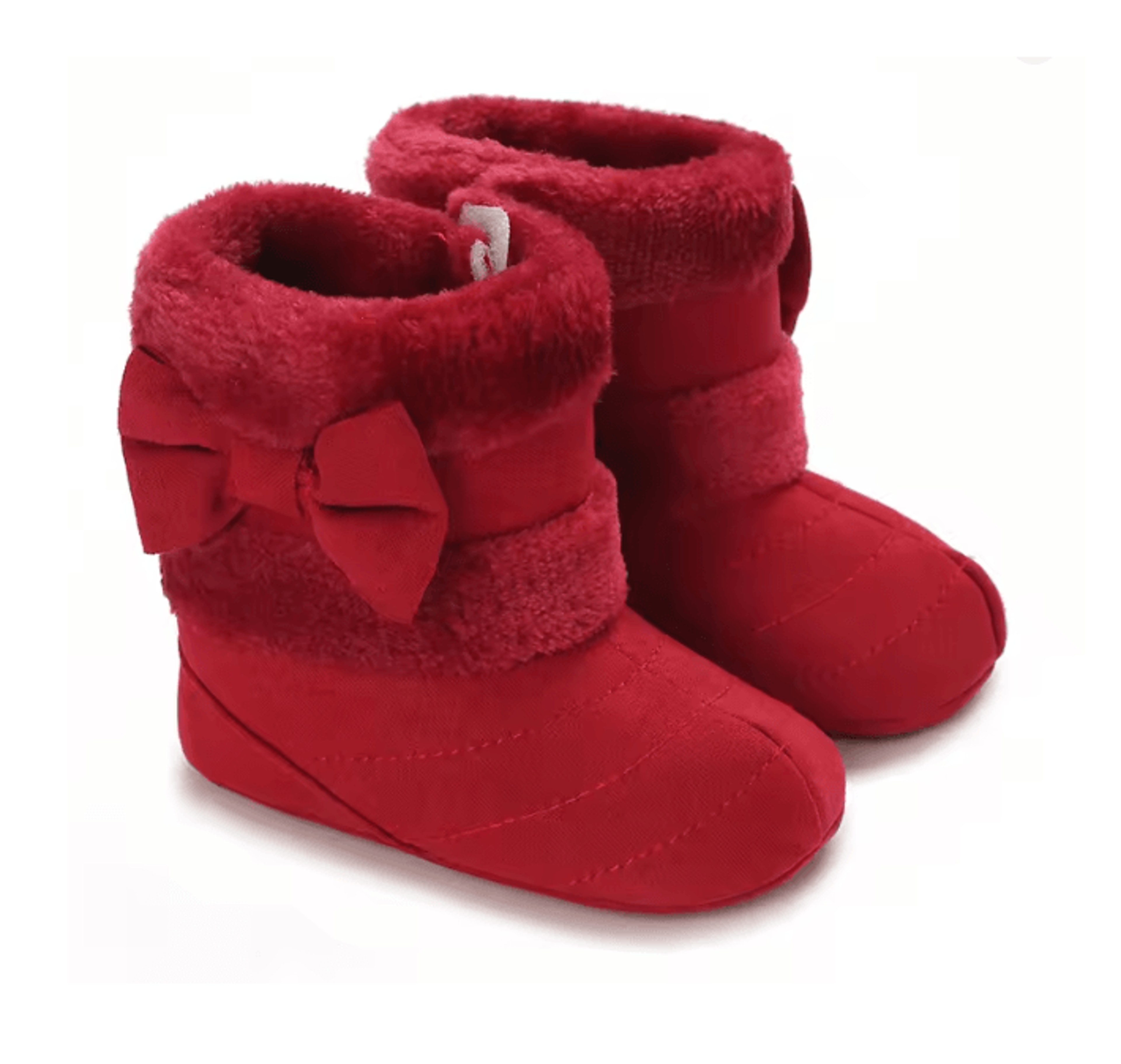 Baby Girl Winter Plush Soft Sole Boots Warm Non Slip Toddler Shoes 8