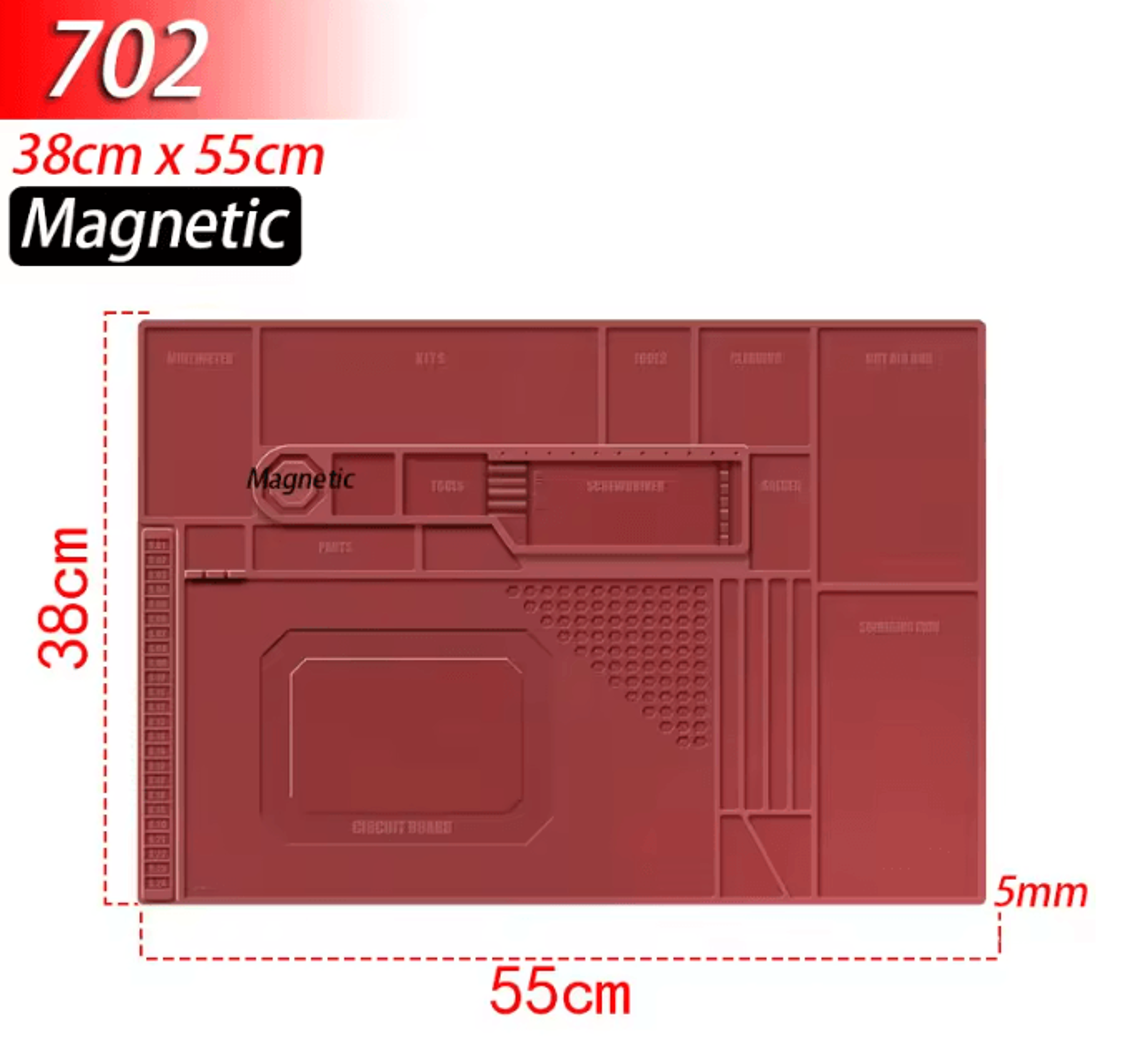 Silicone Soldering Work Mat Heat Resistant Anti Static Repair Pad 15