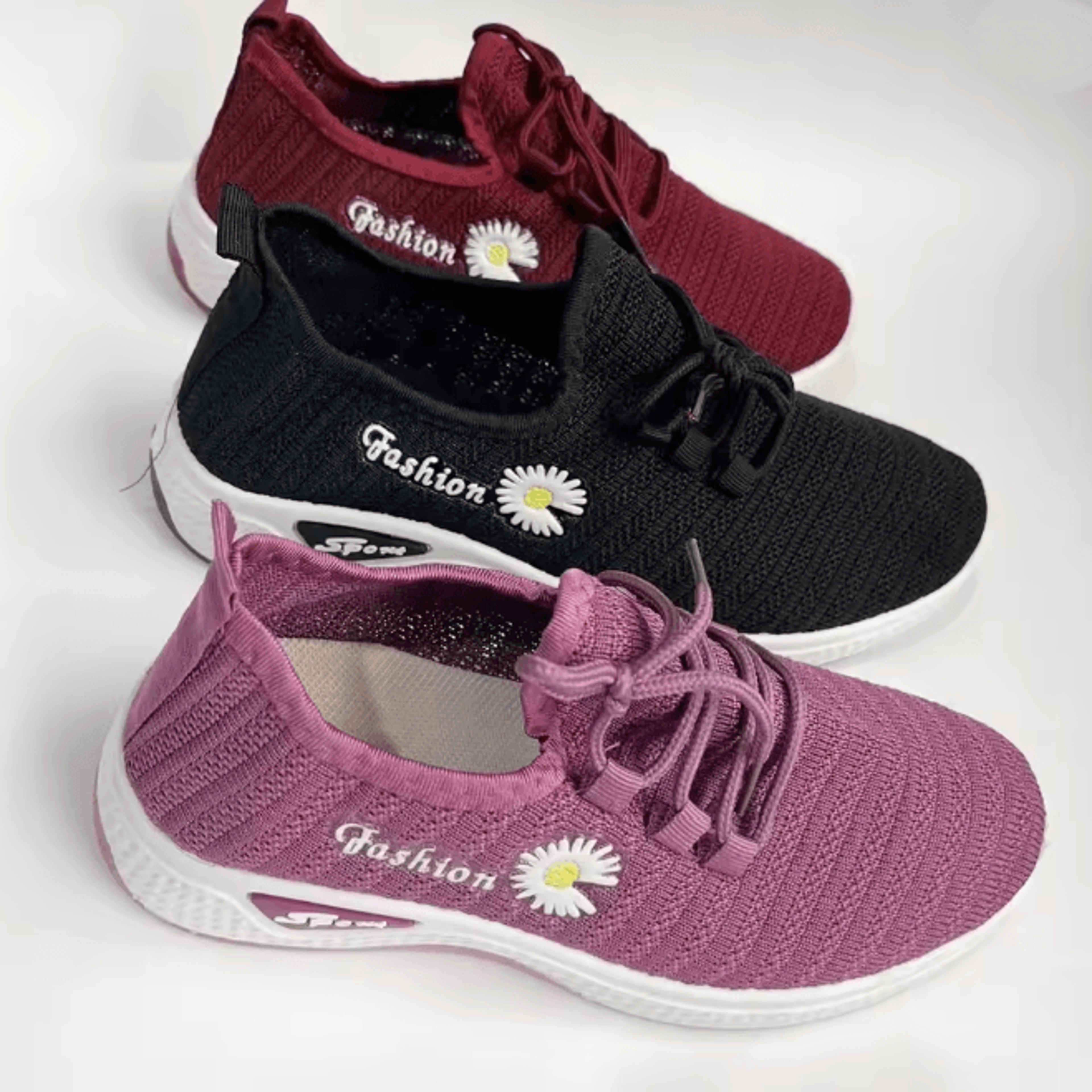 Womens Breathable Running Shoes Lightweight Soft Sole Casual Sneakers 3