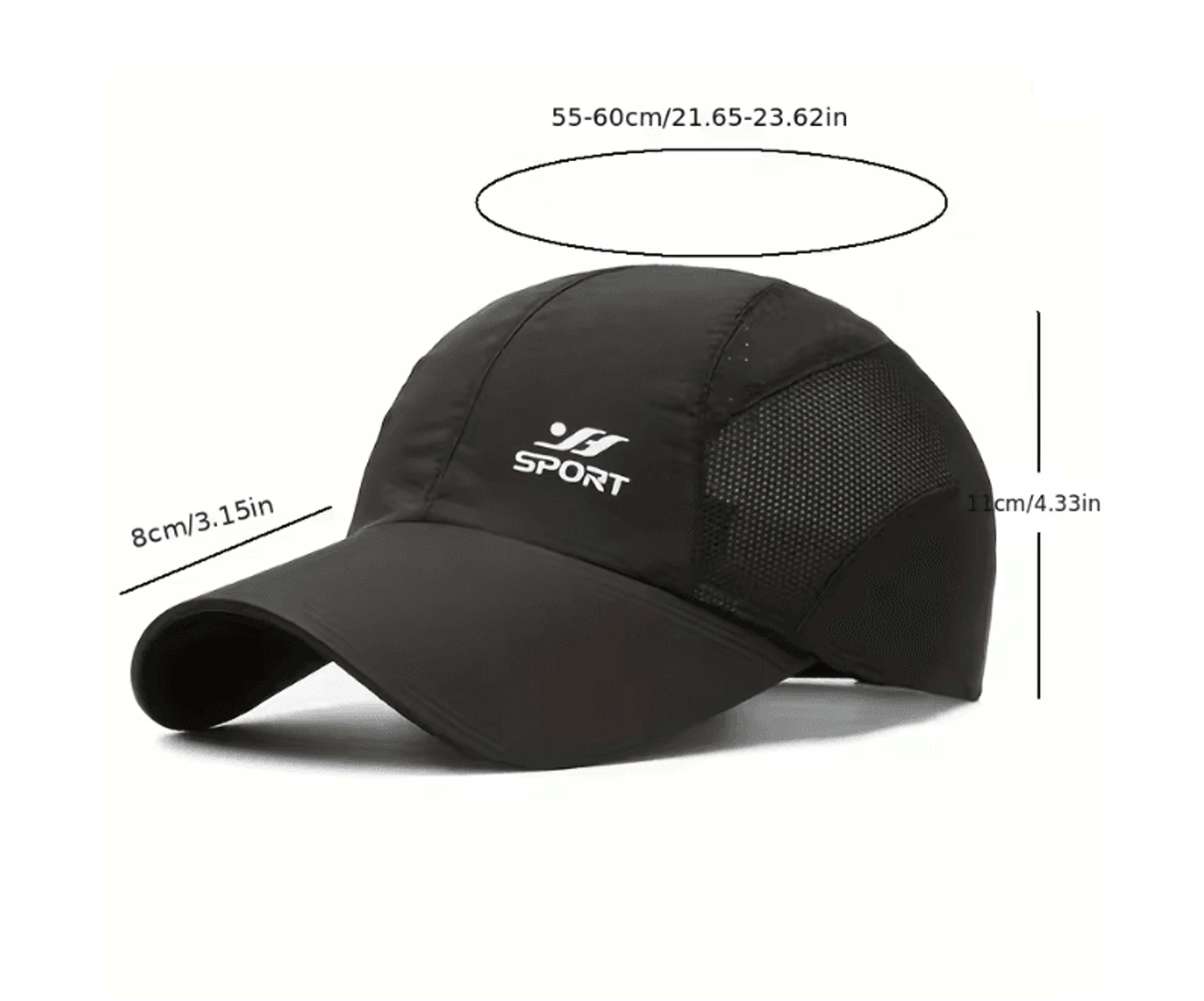 UV Protection Baseball Cap Quick Dry Breathable Outdoor Hat 3