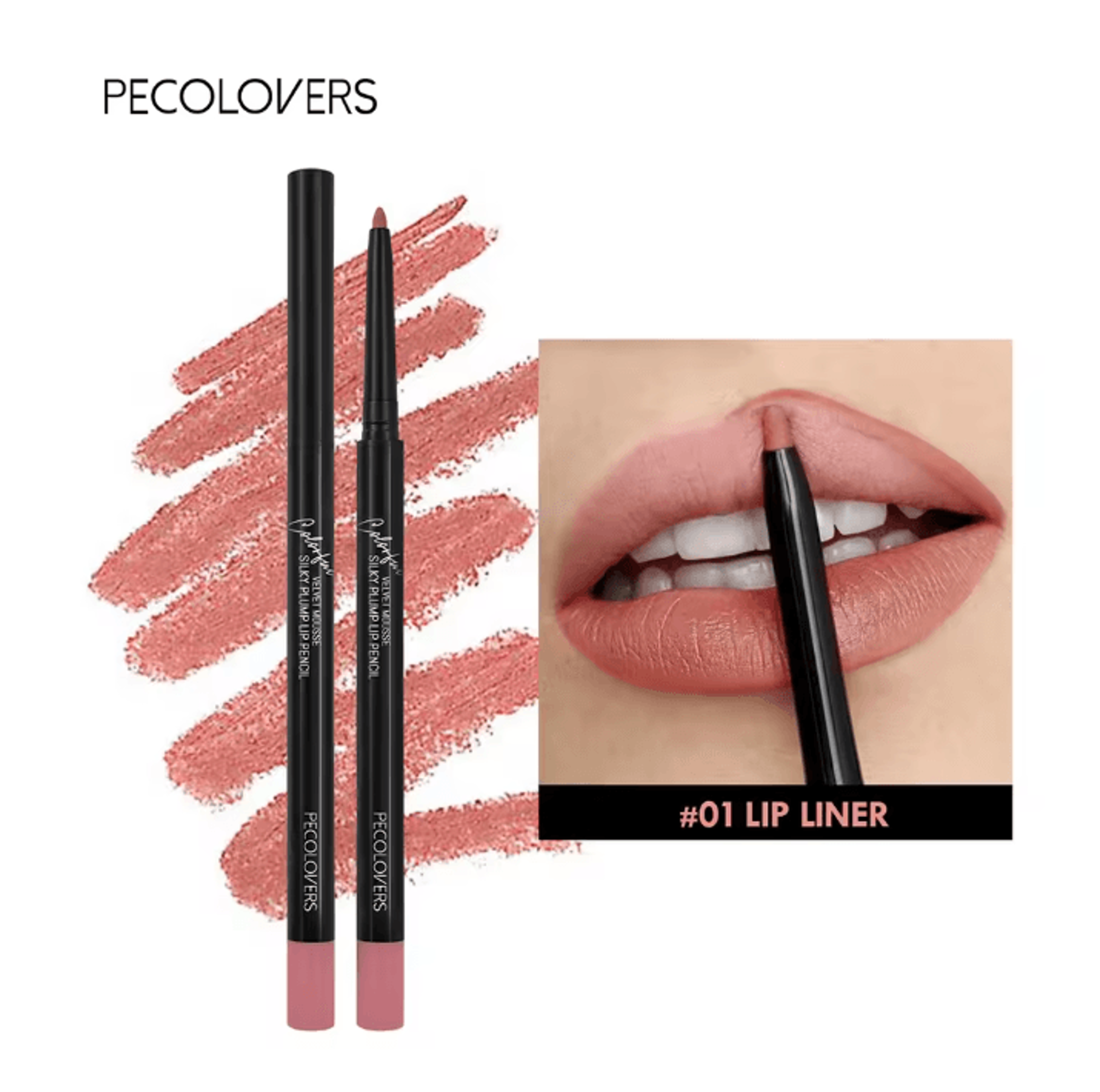 ColorLock Velvet Matte Lip Liner Long Lasting Waterproof Lip Pencil 3