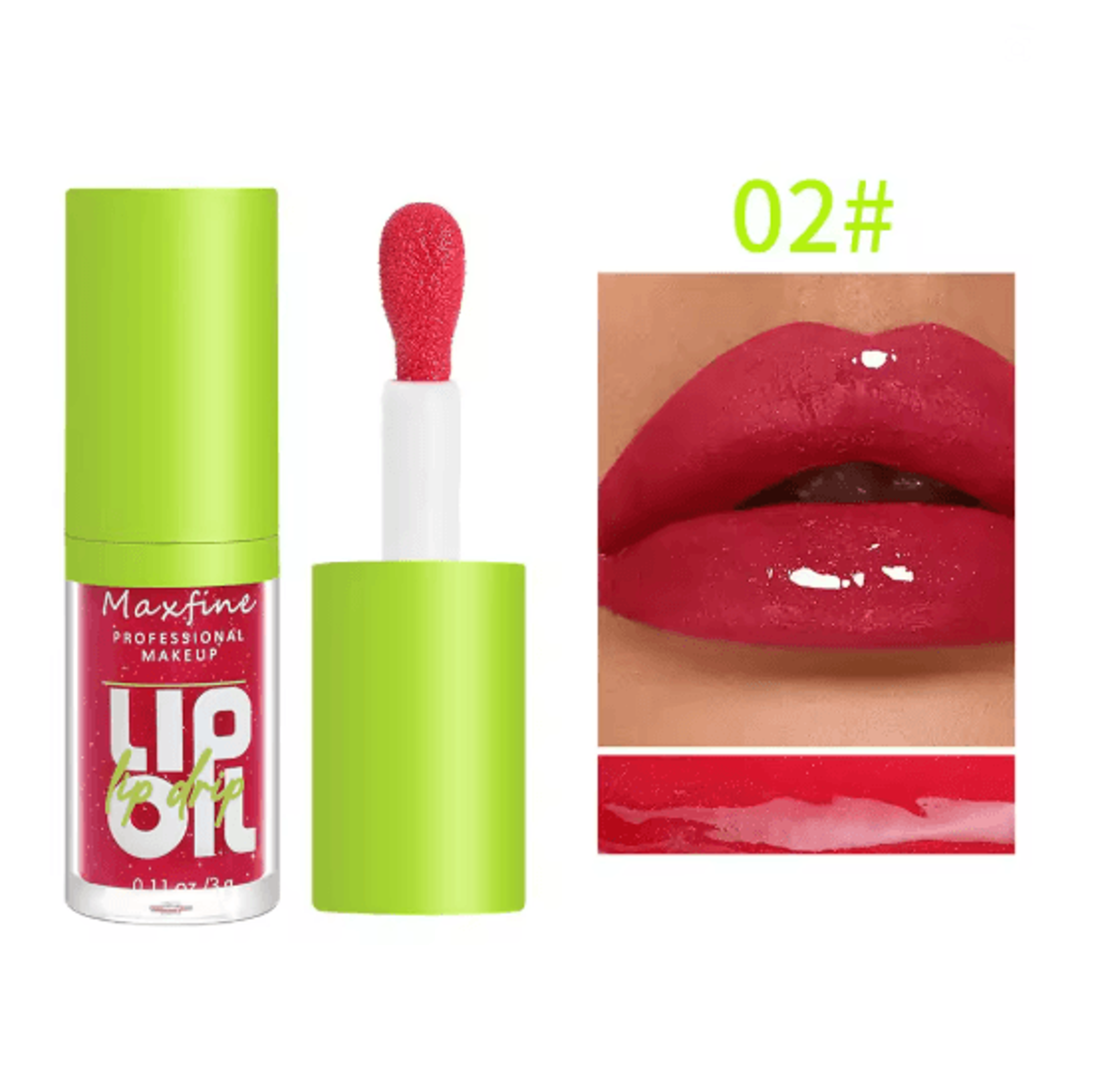 PureGlow Waterproof Moisturizing Lip Gloss Long Lasting Shine 6