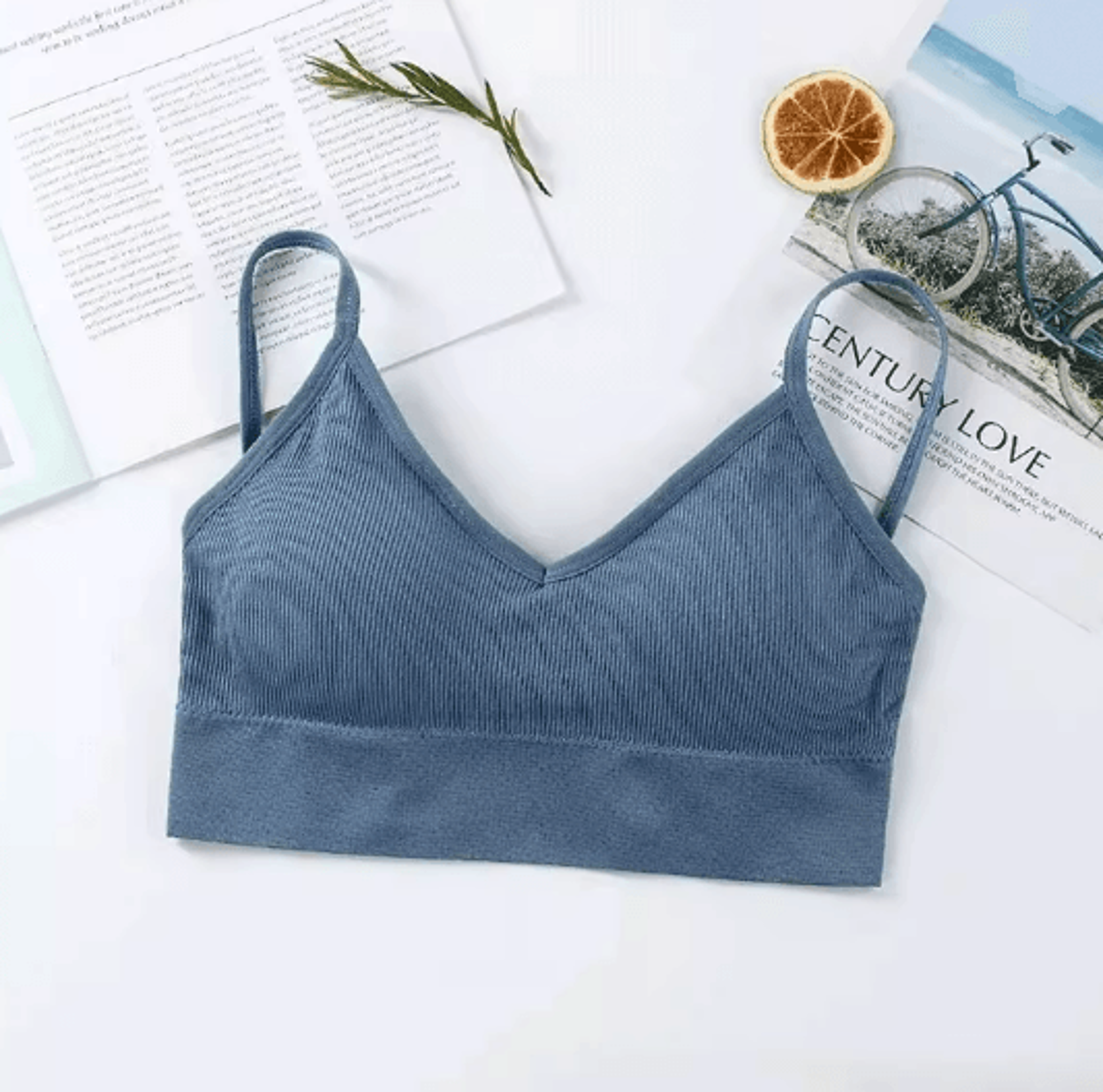 Seamless Tube Sports Bra Push Up Comfort Top For Women 3