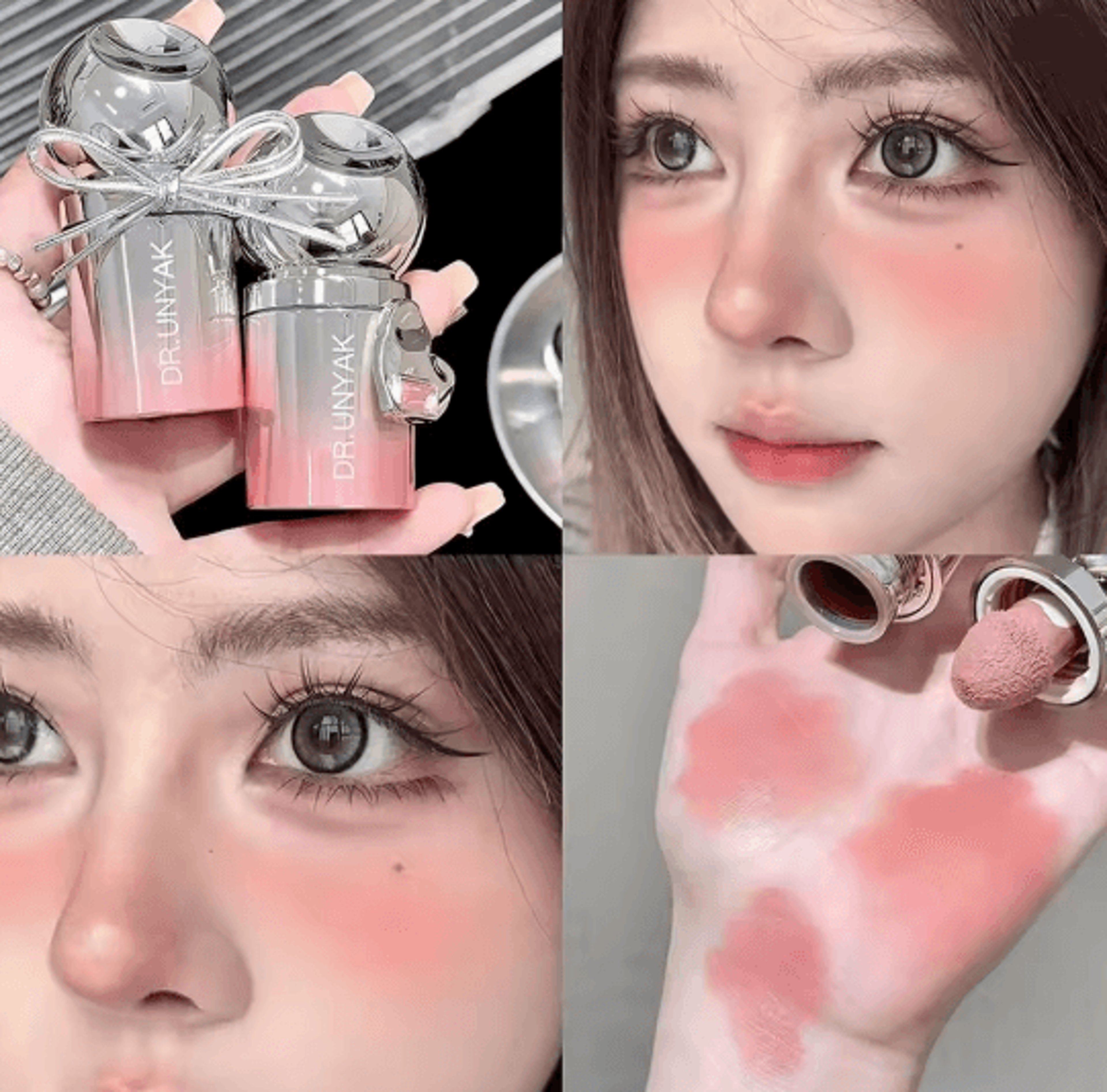 Velvet Matte Liquid Blush Sponge Applicator Stick 8