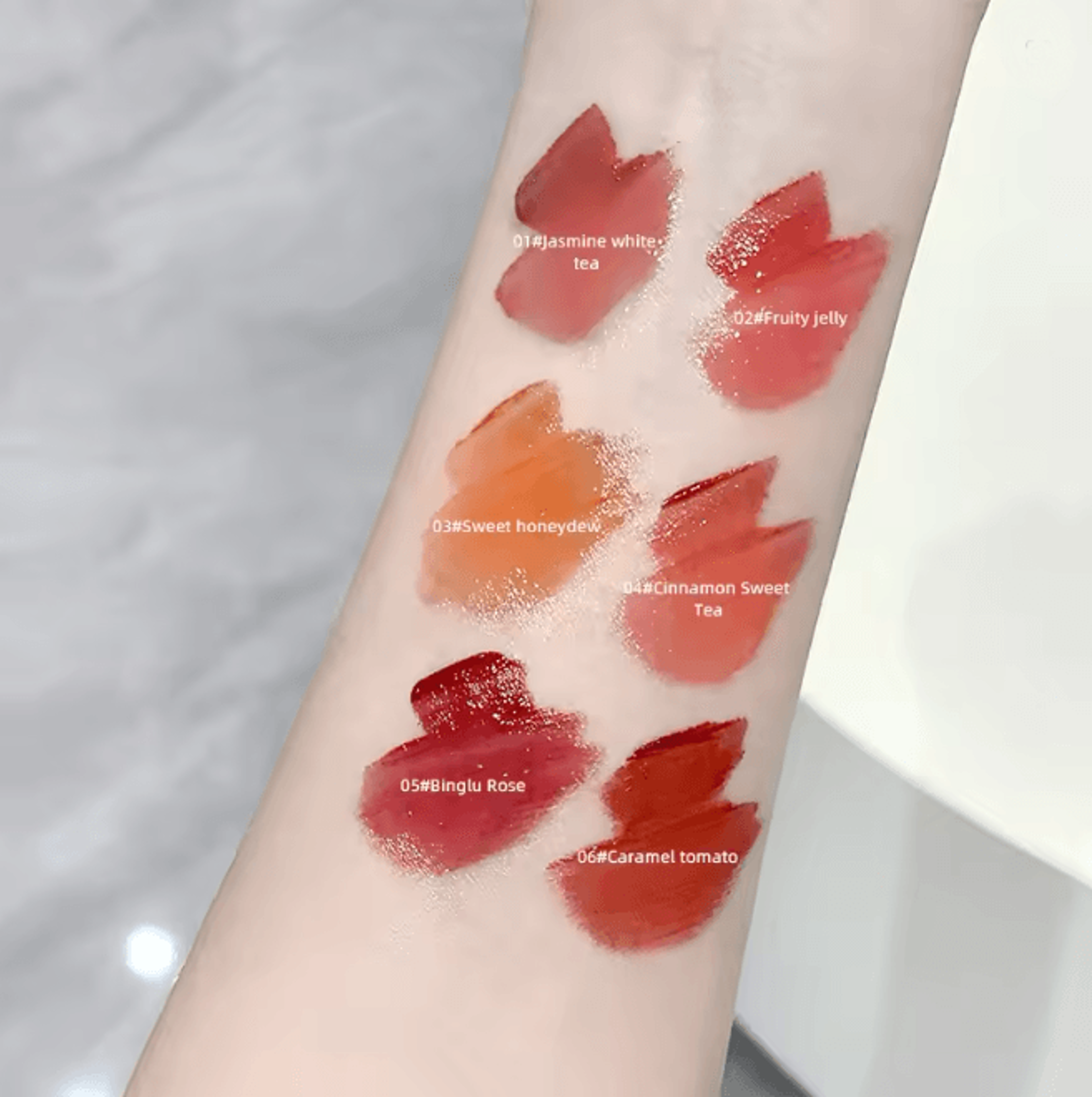 Velvet Matte Lip Cream Water Light Lip Glaze Cute Pendant Design 2