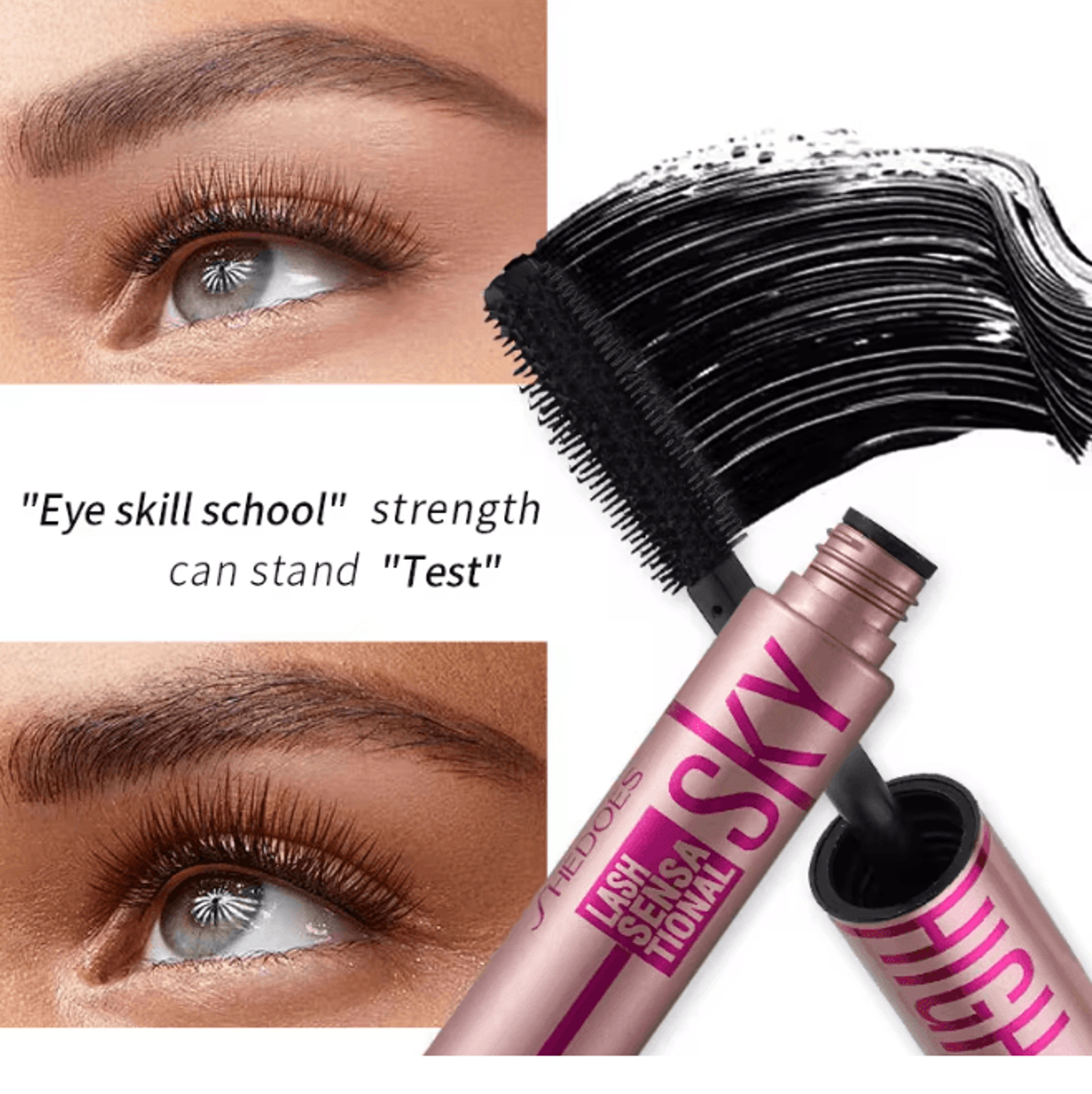 Waterproof Lengthening Mascara Long Lasting Lash Volume 1