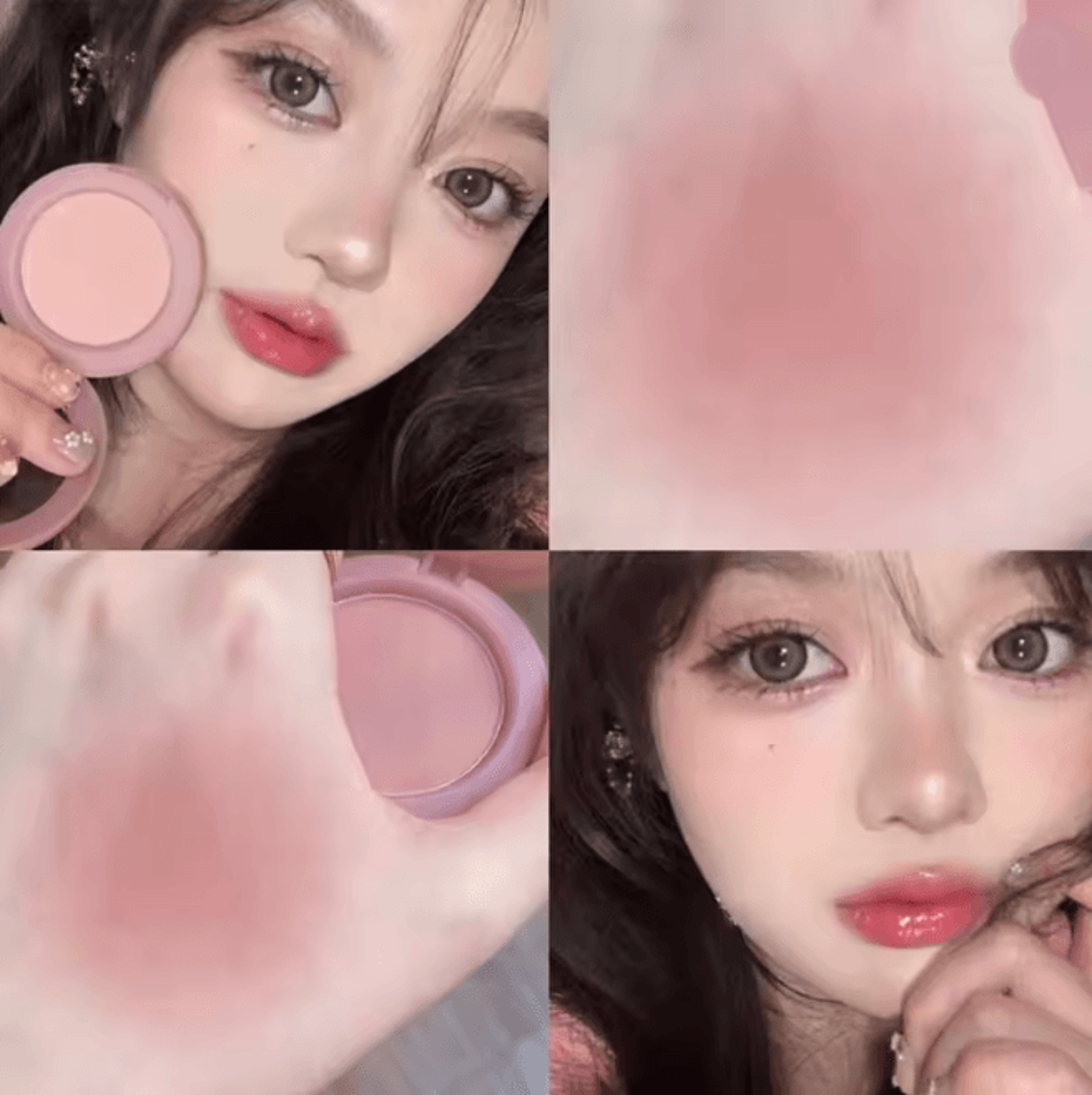 Soft Matte Peach Orange Powder Blush Long Lasting Waterproof 4