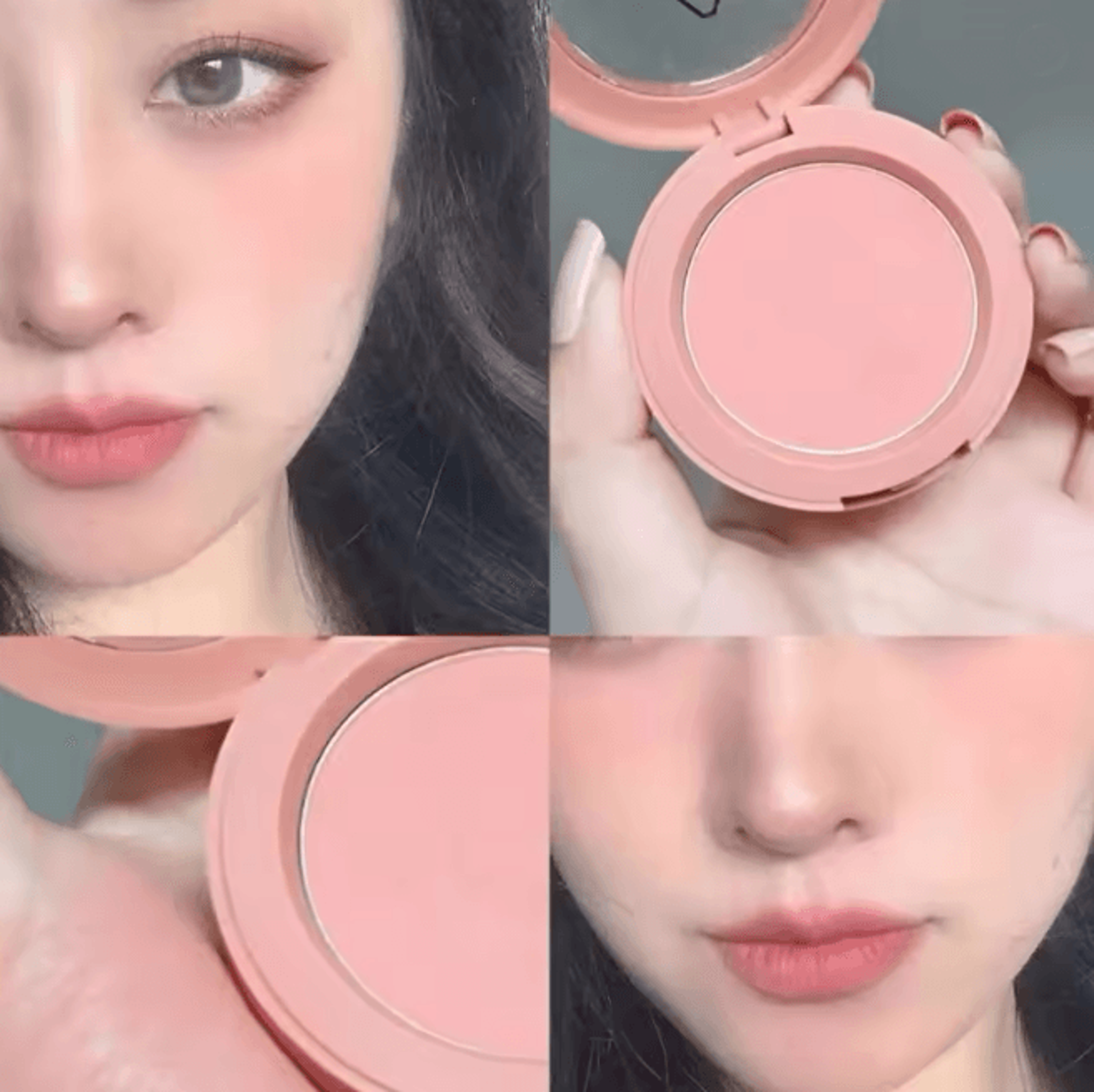 Soft Matte Peach Orange Powder Blush Long Lasting Waterproof 1