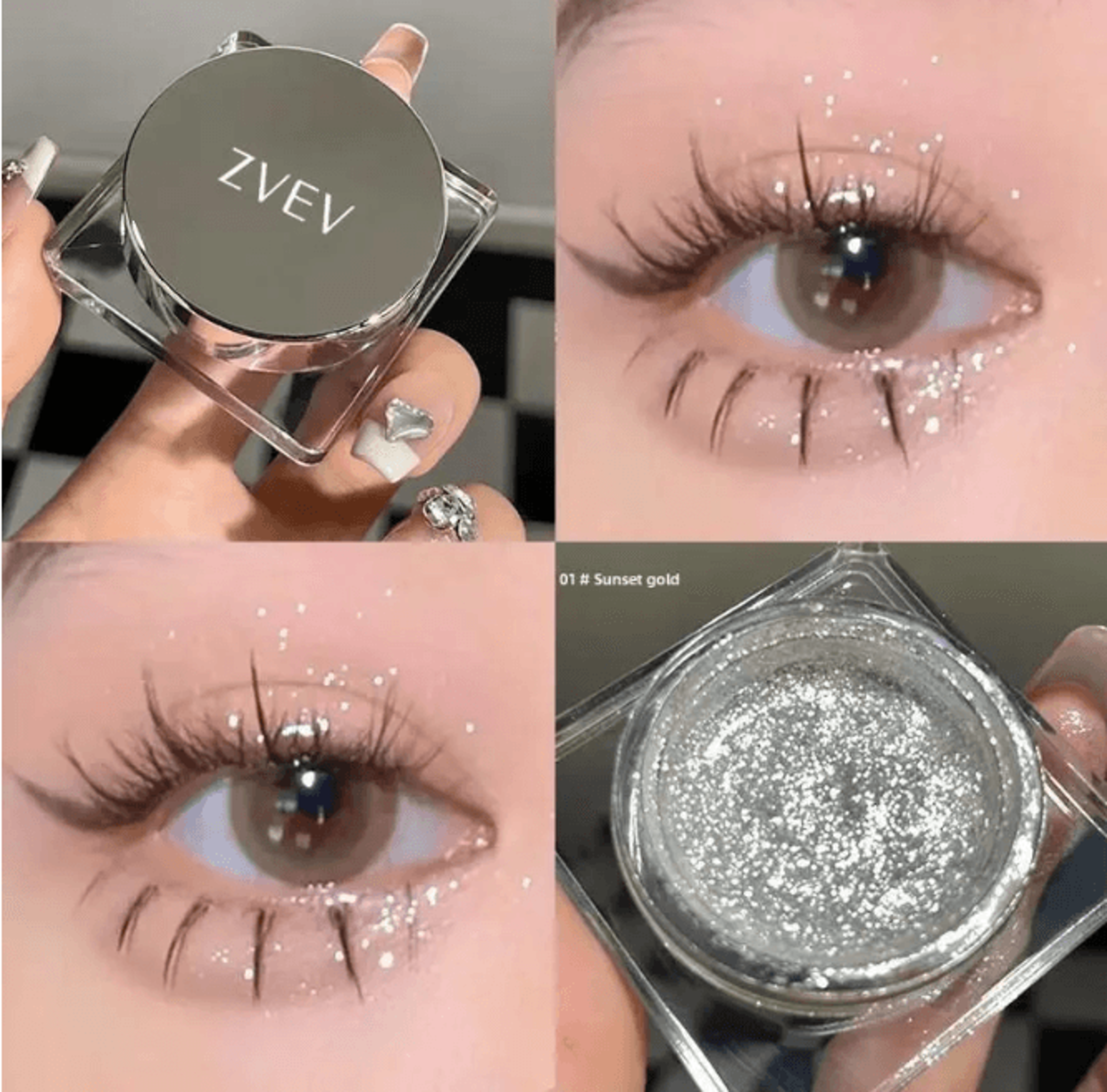 Pearlescent Matte Diamond Eyeshadow Soft Glam Finish 3