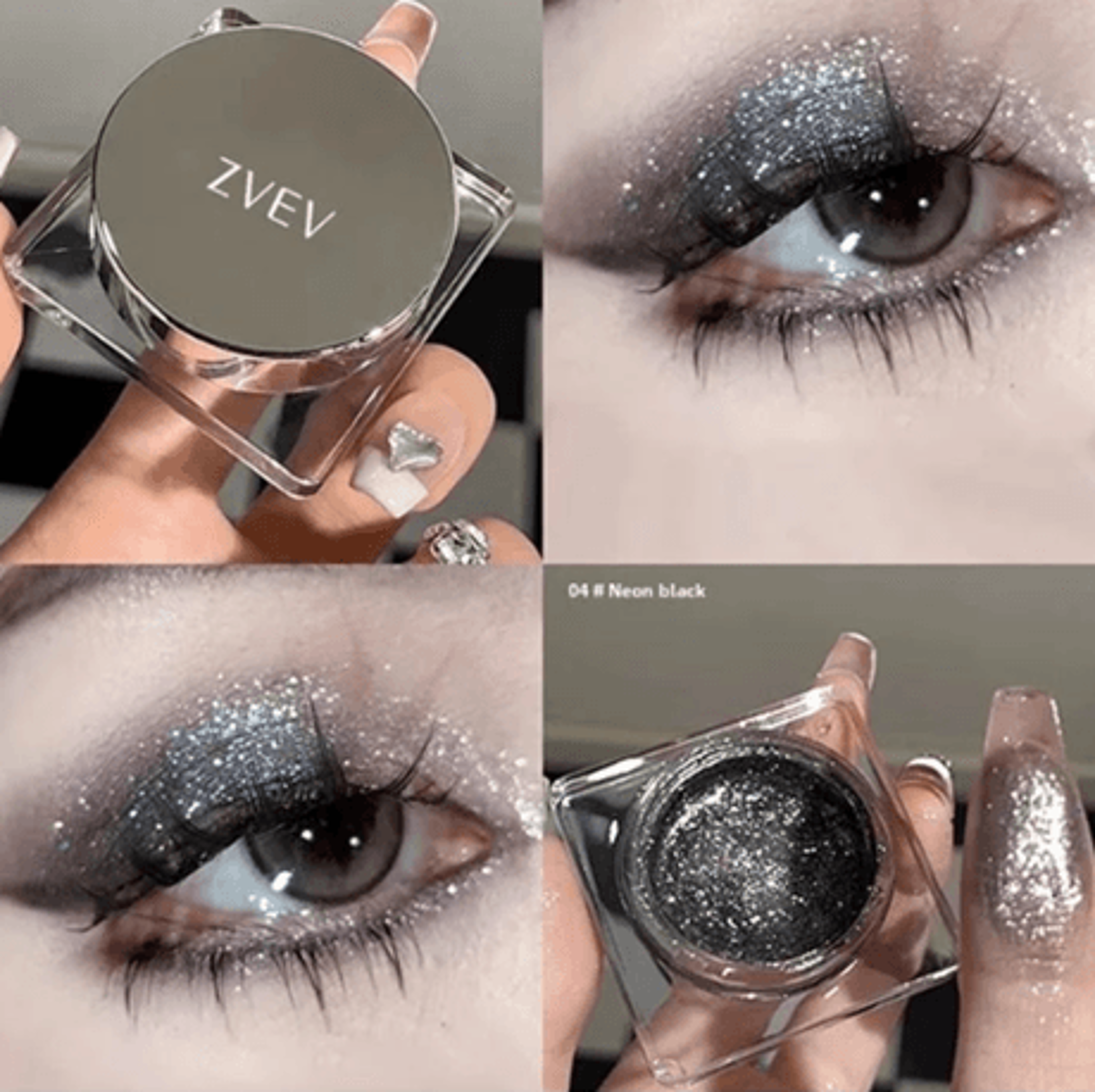 Pearlescent Matte Diamond Eyeshadow Soft Glam Finish 6