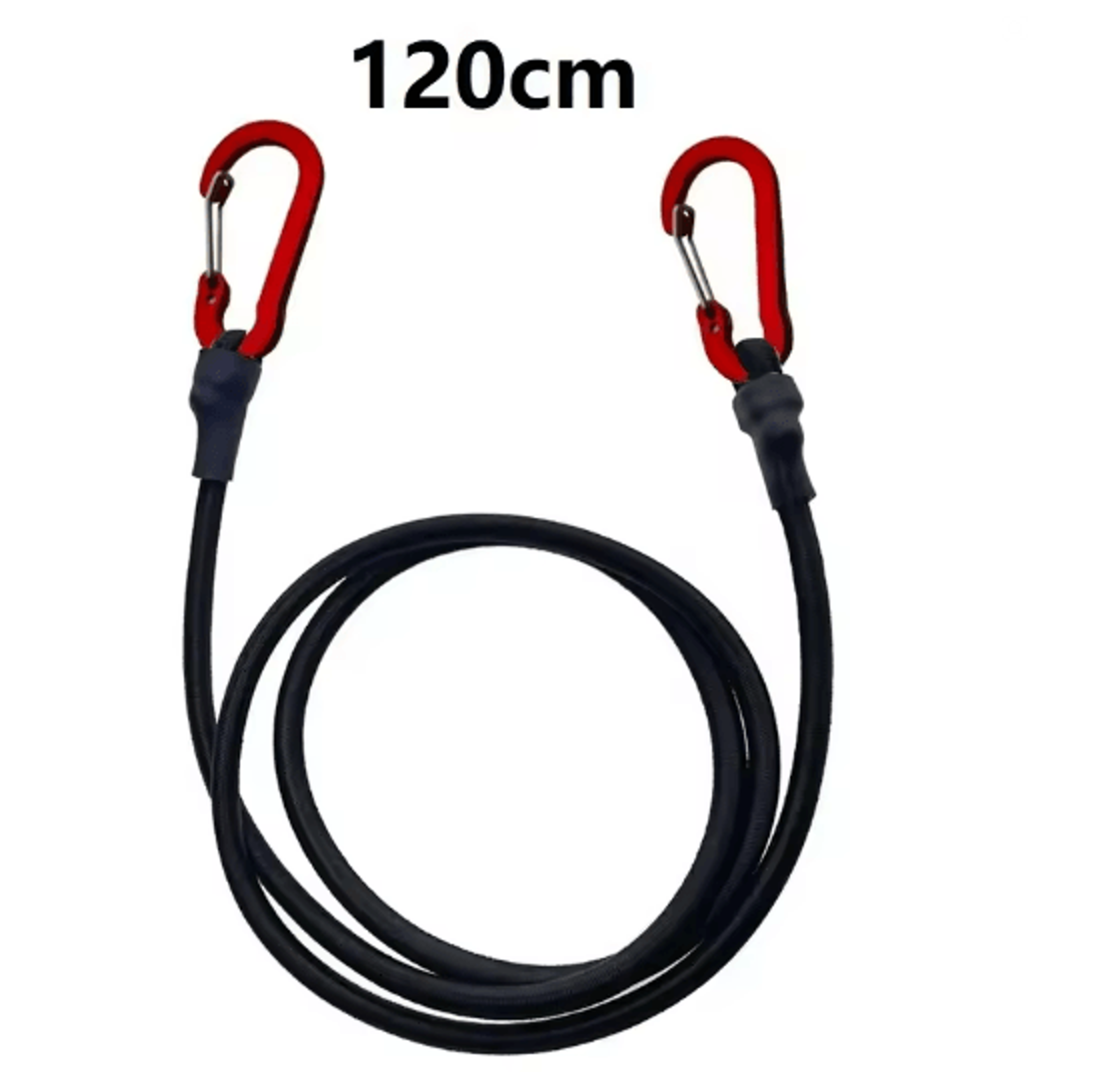 GripLock Heavy Duty Bungee Cord With Carabiner Hooks 5