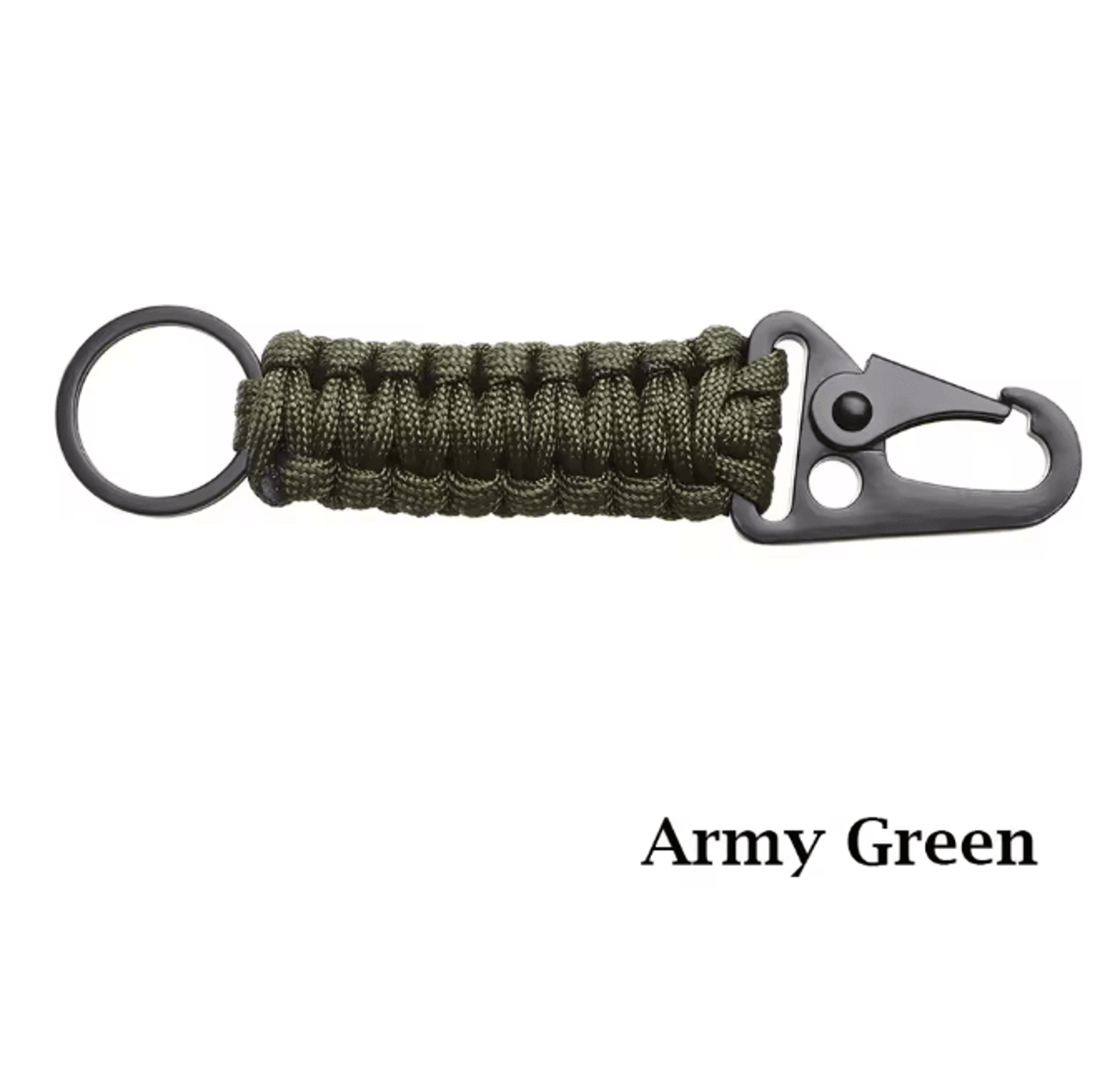 Outdoor Keychain Ring Camping Carabiner Military Paracord Cord Rope Camping Survival Kit Emergency  5