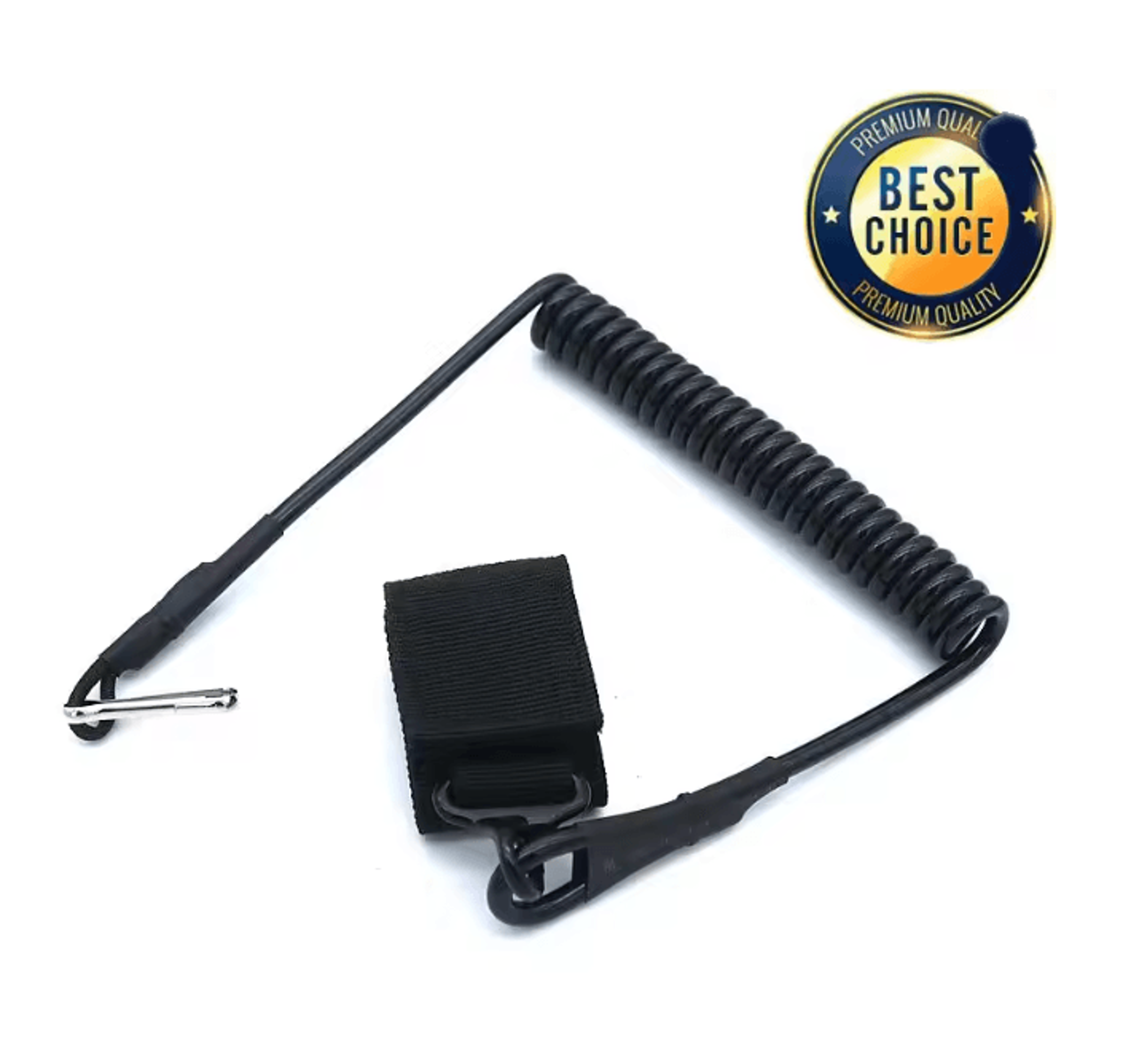 Tactical Elastic Safety Lanyard Anti Lost Gear Retention Rope 2