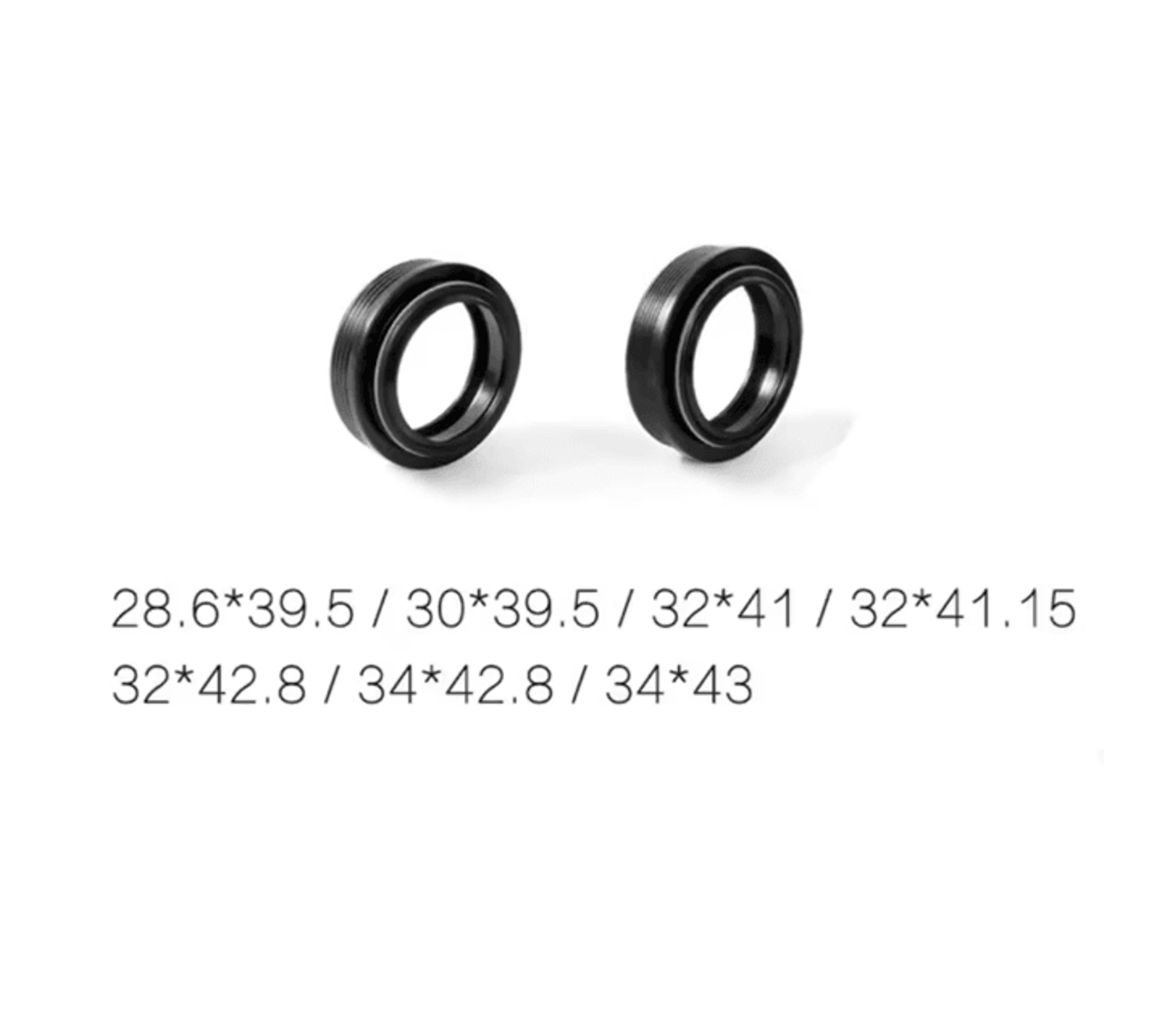 Bicycle Front Fork Dust Seal Set Bike Oil Wiper Replacement 9