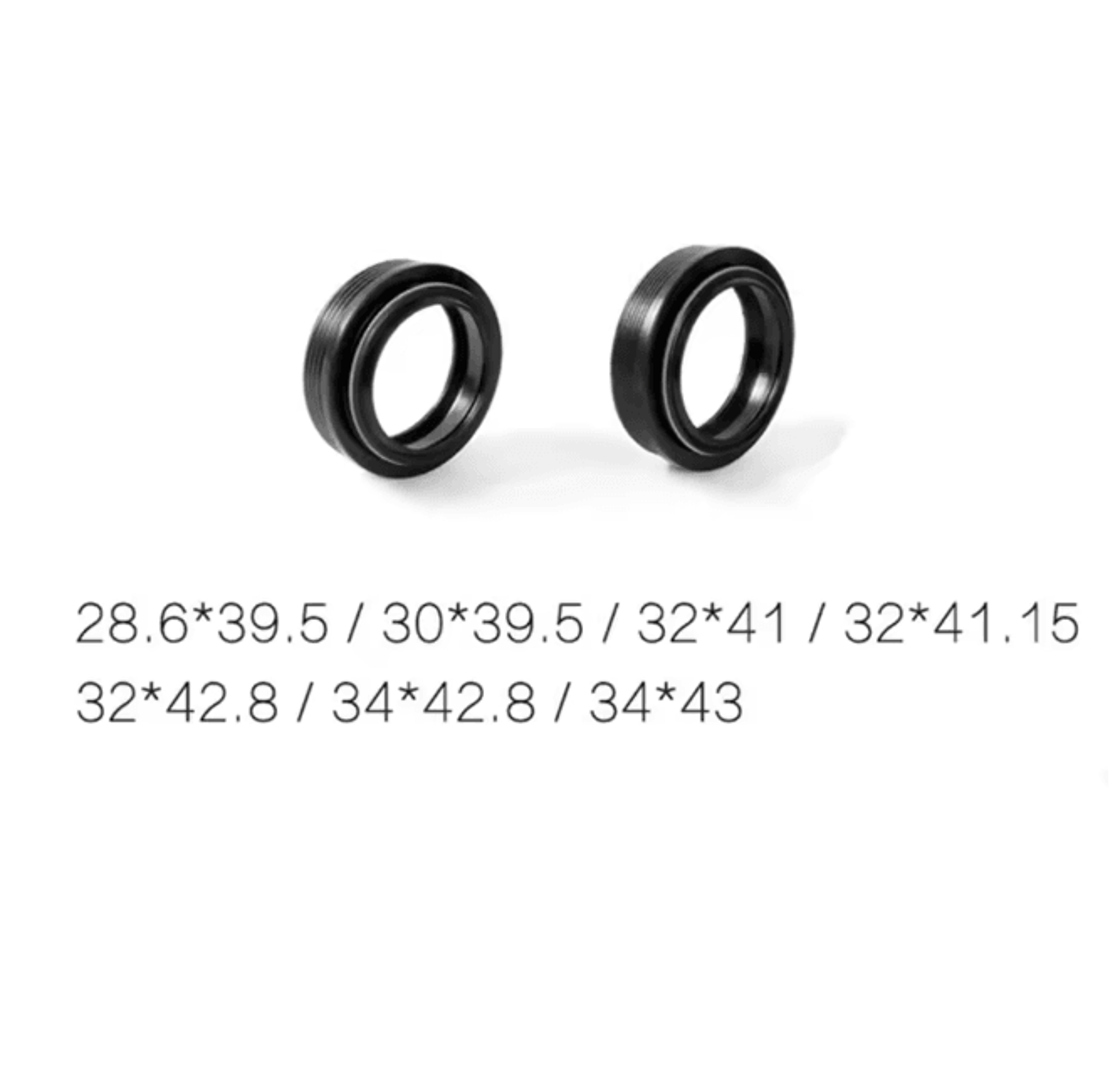 Bicycle Front Fork Dust Seal Set Bike Oil Wiper Replacement 3