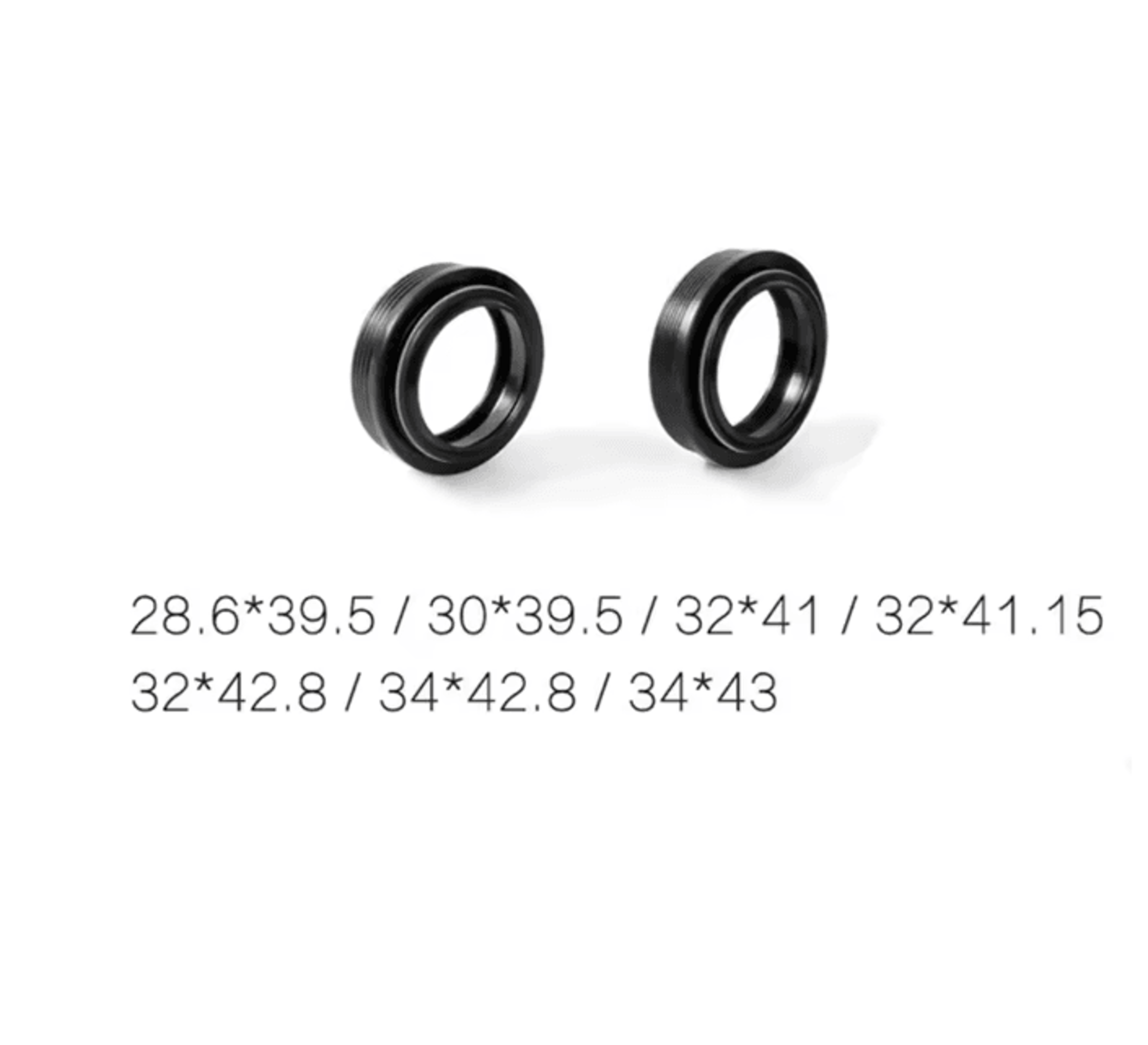 Bicycle Front Fork Dust Seal Set Bike Oil Wiper Replacement 5