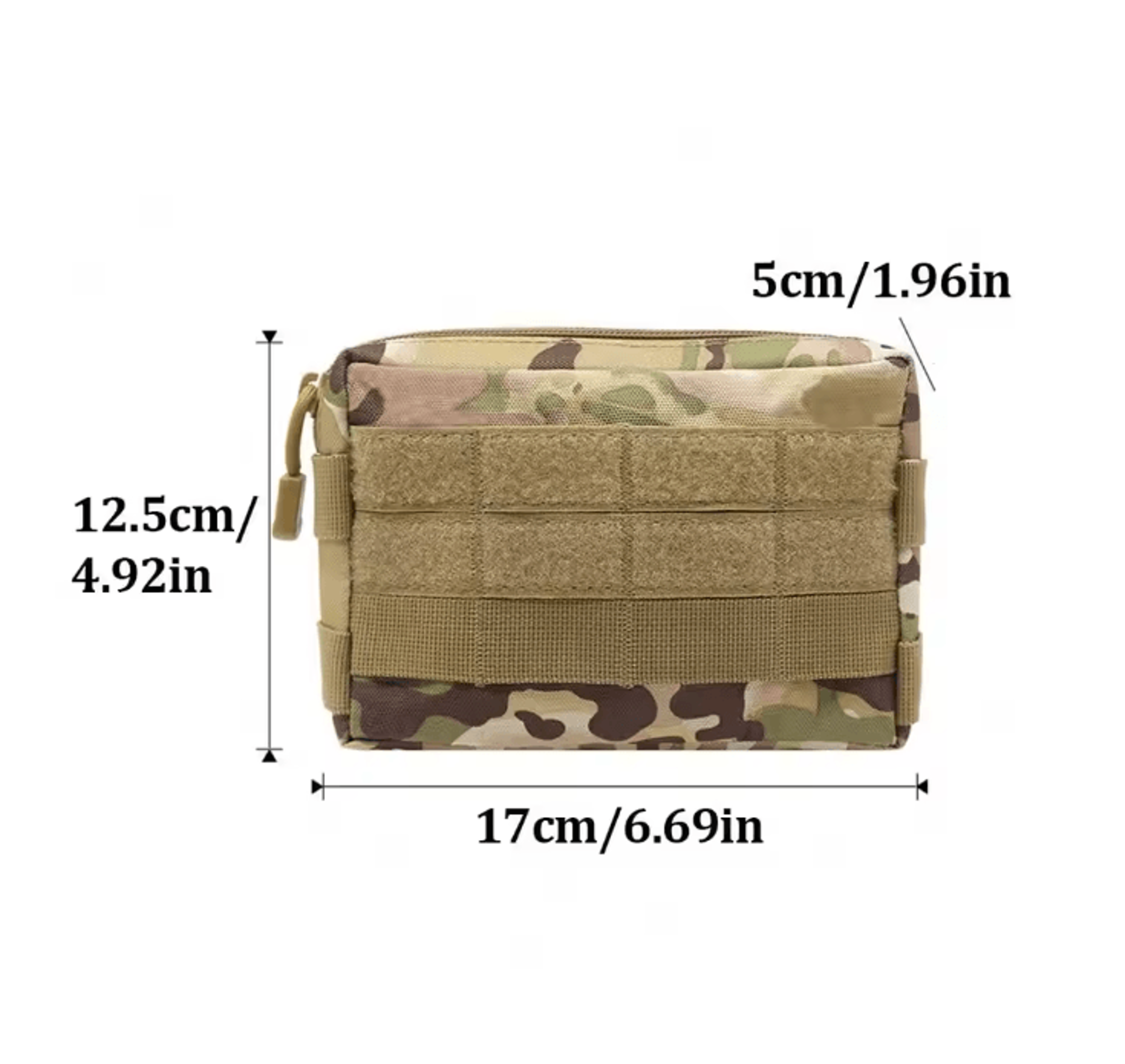 Tactical Molle EDC Waist Pouch Compact Nylon Utility Bag 2