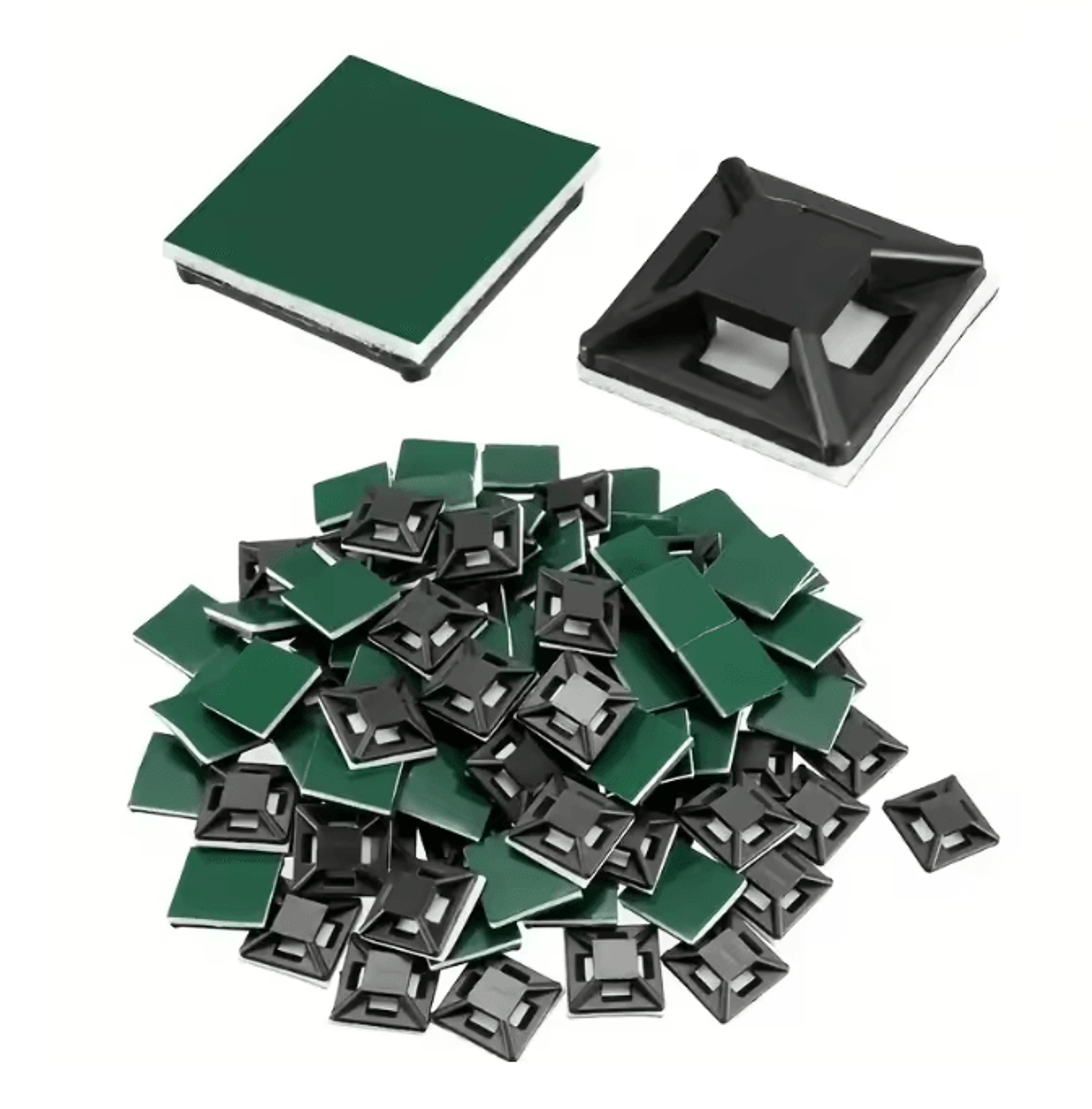 CableHold Pro Self Adhesive Cable Tie Mounts 160 Pack Wire Organizer Clips 3
