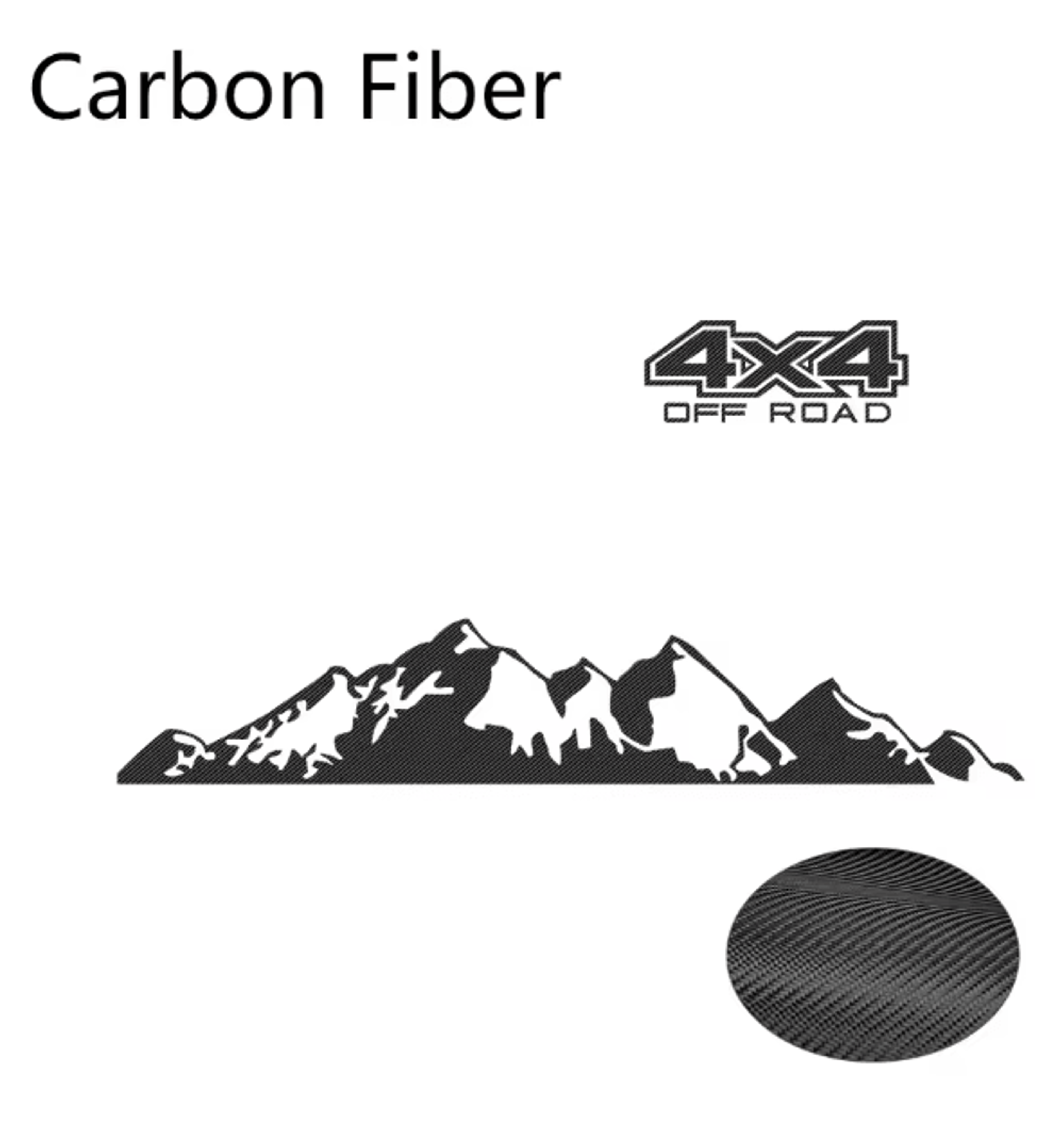 TrailMark 4x4 Off Road Vinyl Car Sticker Pickup Side Graphic Decal 7