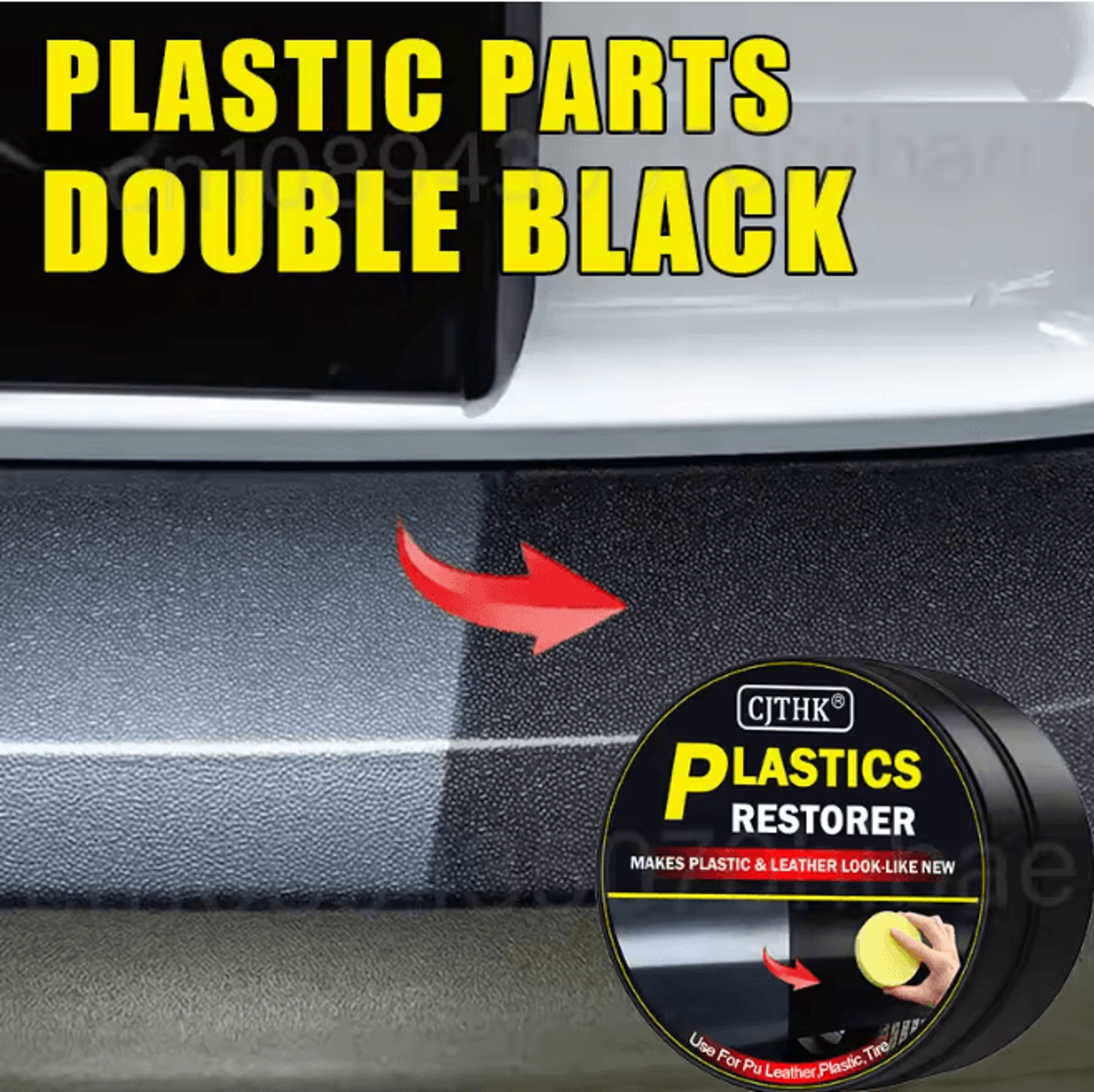 BlackRevive Car Plastic Restorer Back To Black Gloss Renovator 1