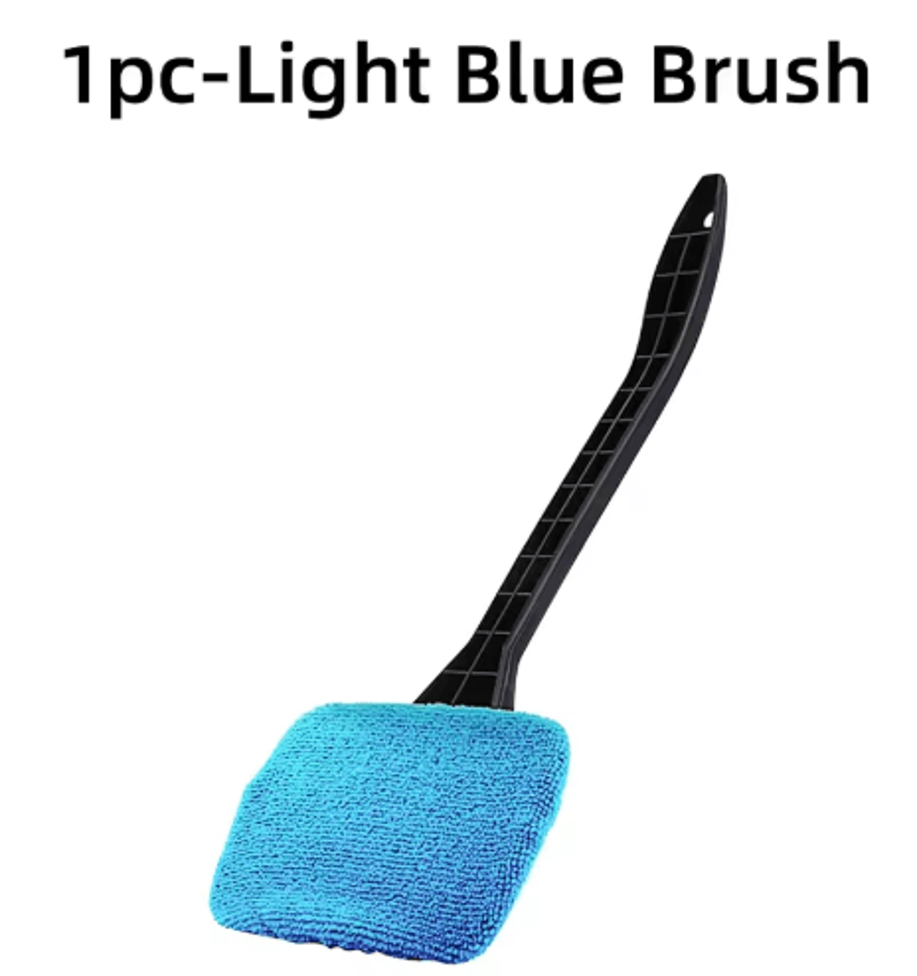 Windshield Cleaning Tool With Microfiber Pad Long Handle Car Window Cleaner 3