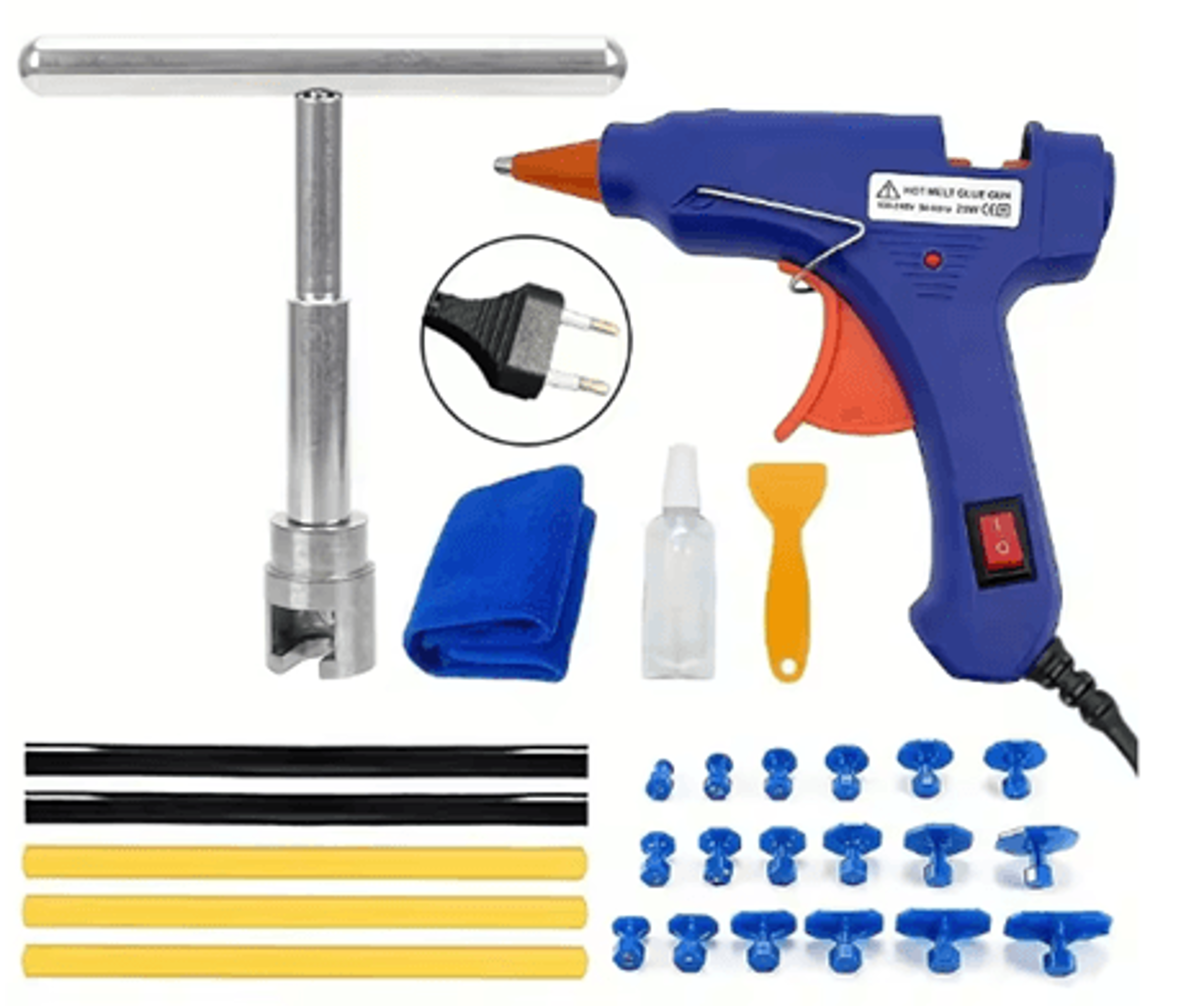 Paintless Dent Repair Tool Kit Car Dent Removal Hand Tool Set 5
