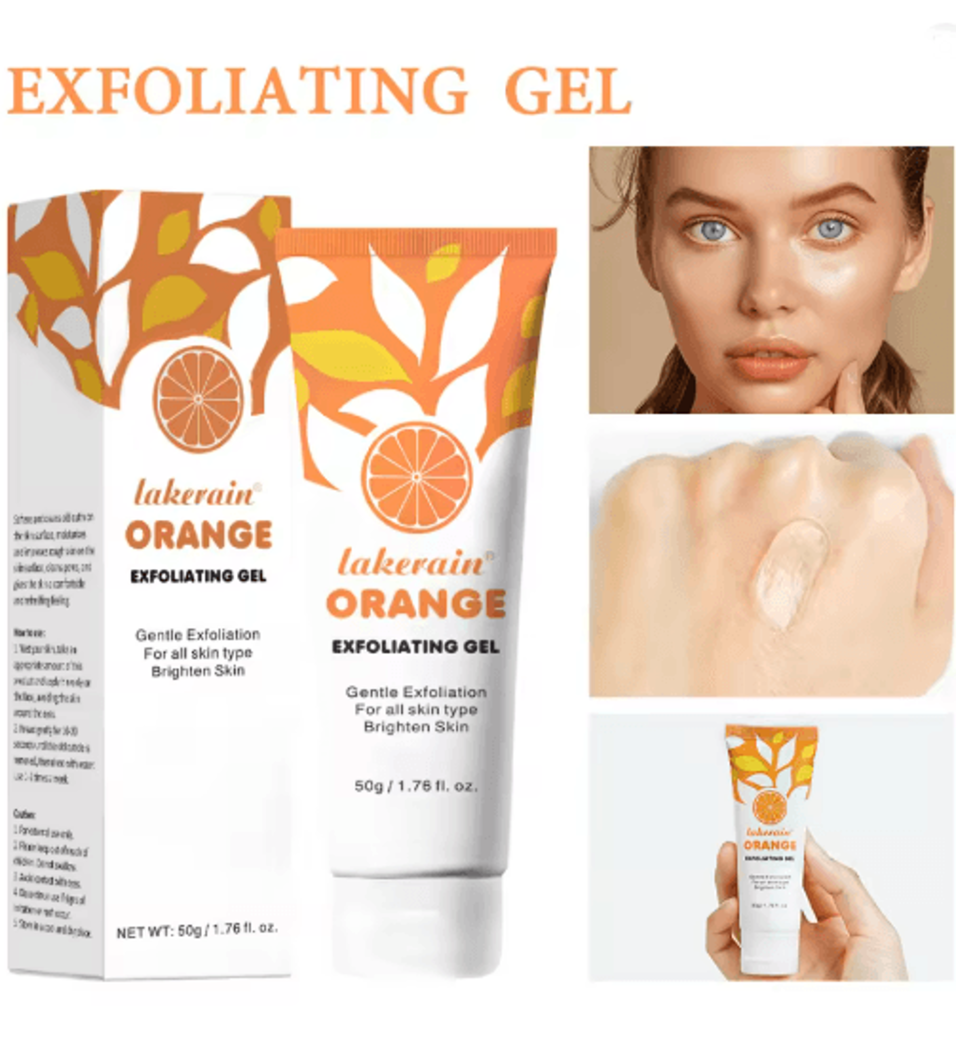 Gentle Exfoliating Gel Dead Skin Remover Brightening Peel 4