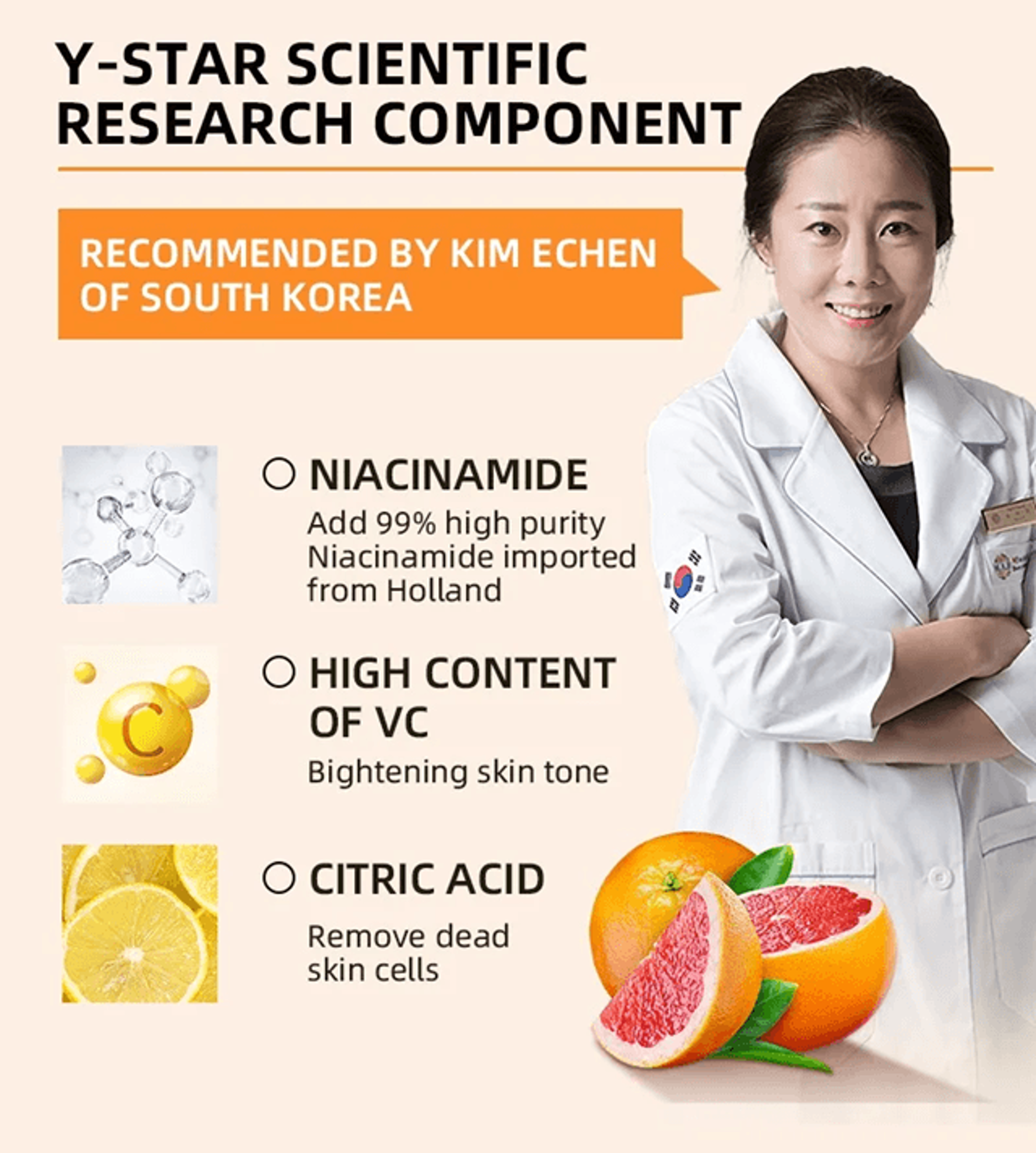 Orange Exfoliating Gel Dead Skin Remover Brightening Peel 1