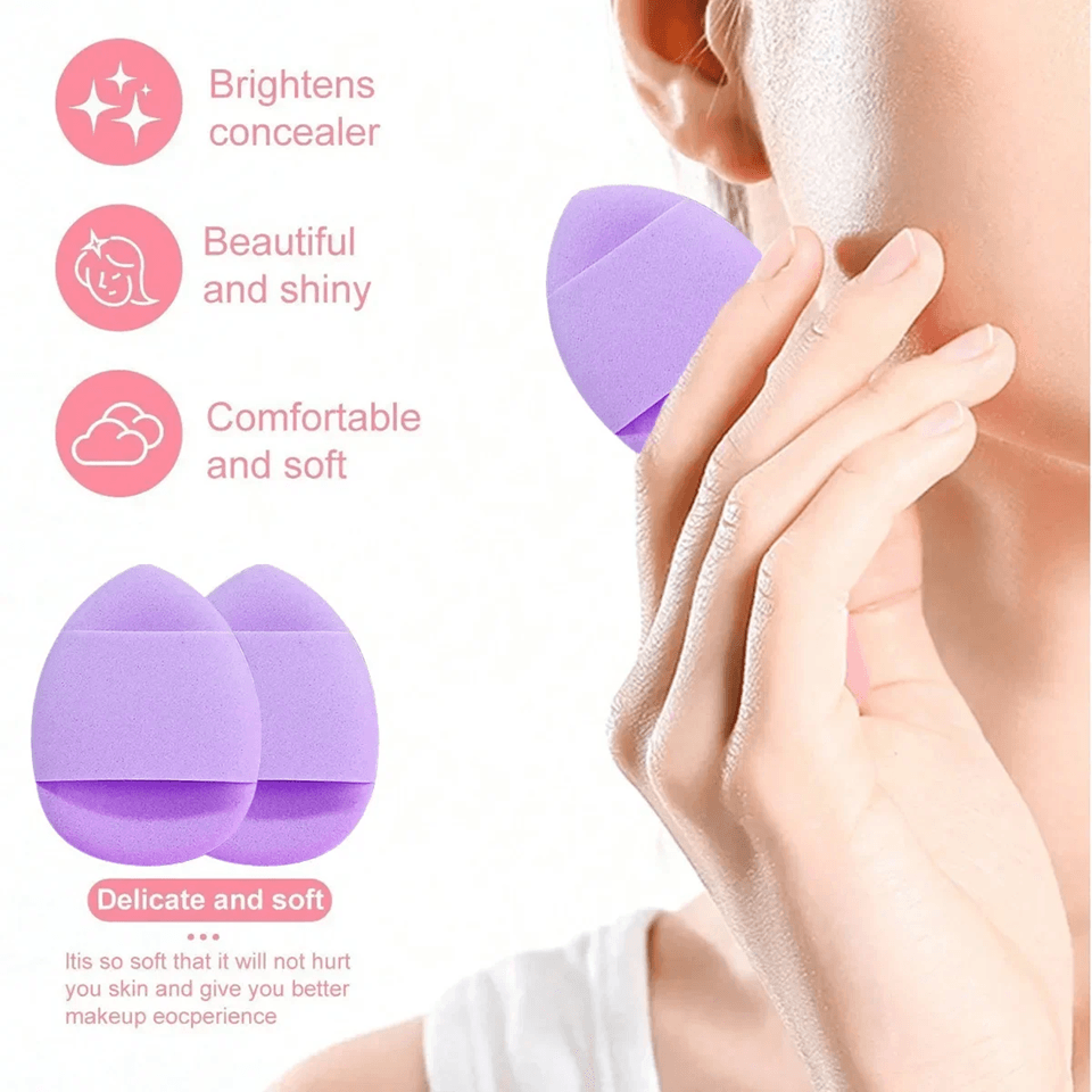 Makeup Sponge Set 33 Piece Beauty Blender Kit For Flawless Application 2