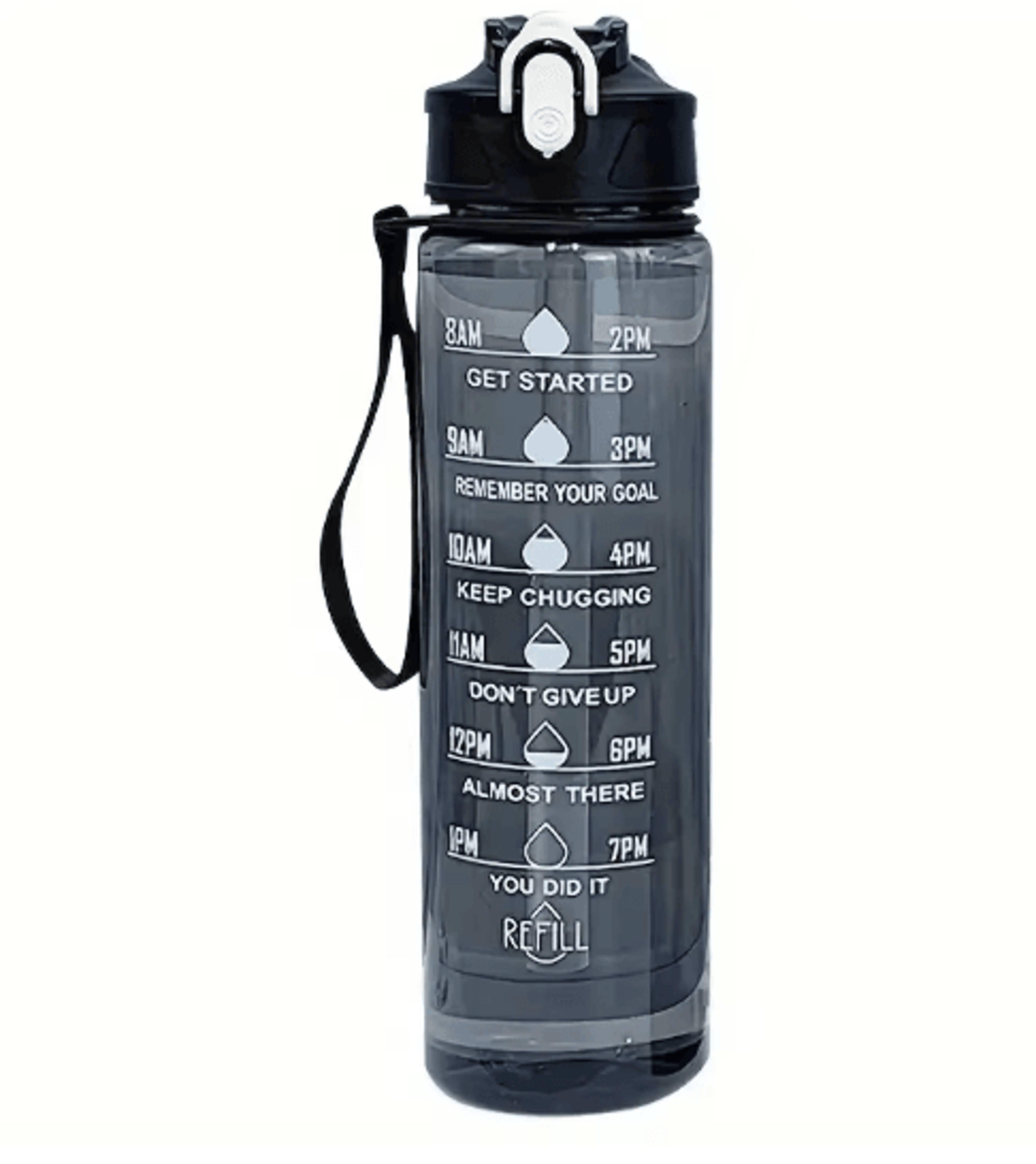 Large Capacity Sports Water Bottle Leak Proof Fitness Travel Drink Bottle 7