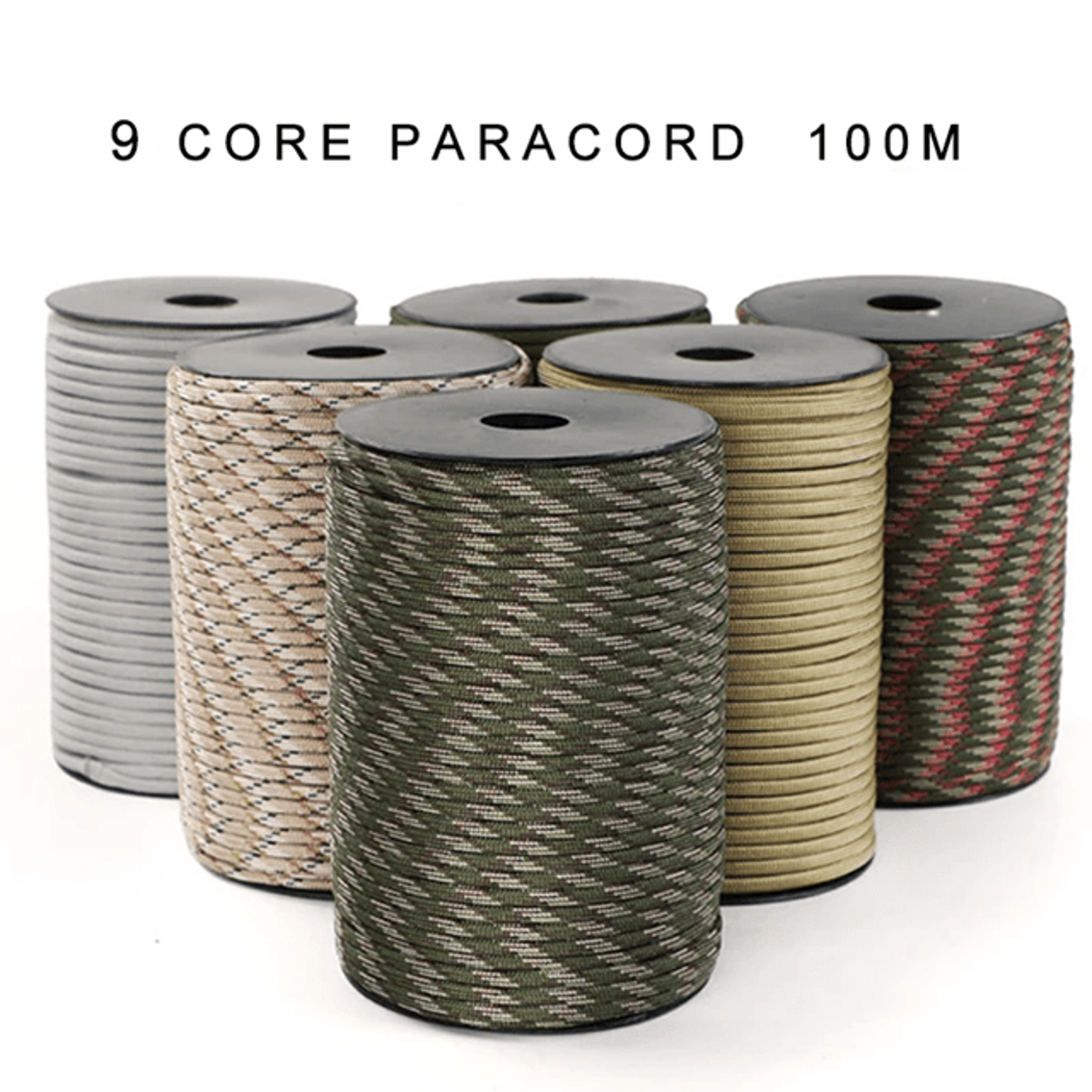UltraStrong 550 Paracord Rope 100m Outdoor Survival Cord 0