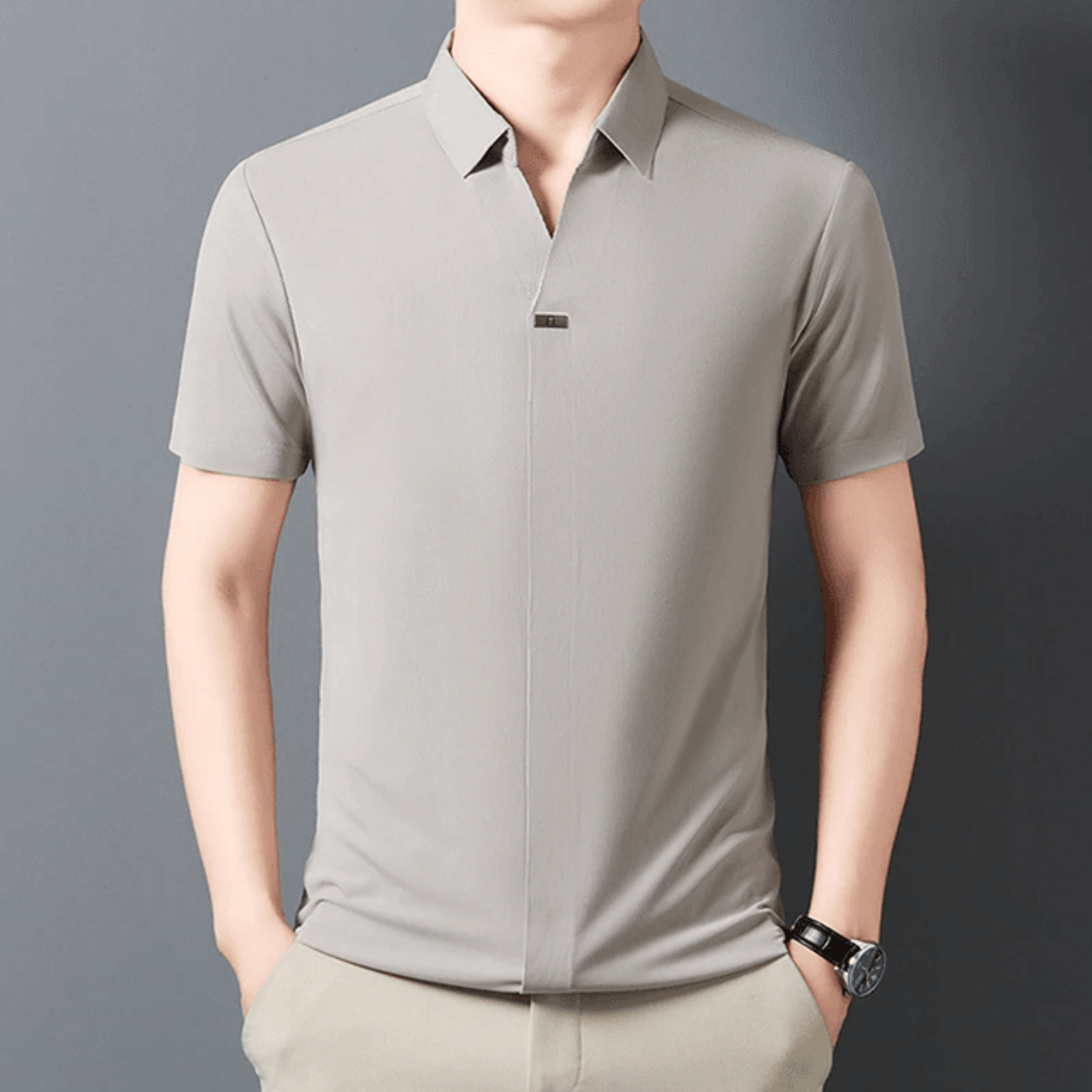 Everyday Comfort Mens Polo Shirt Short Sleeve Summer Top 1