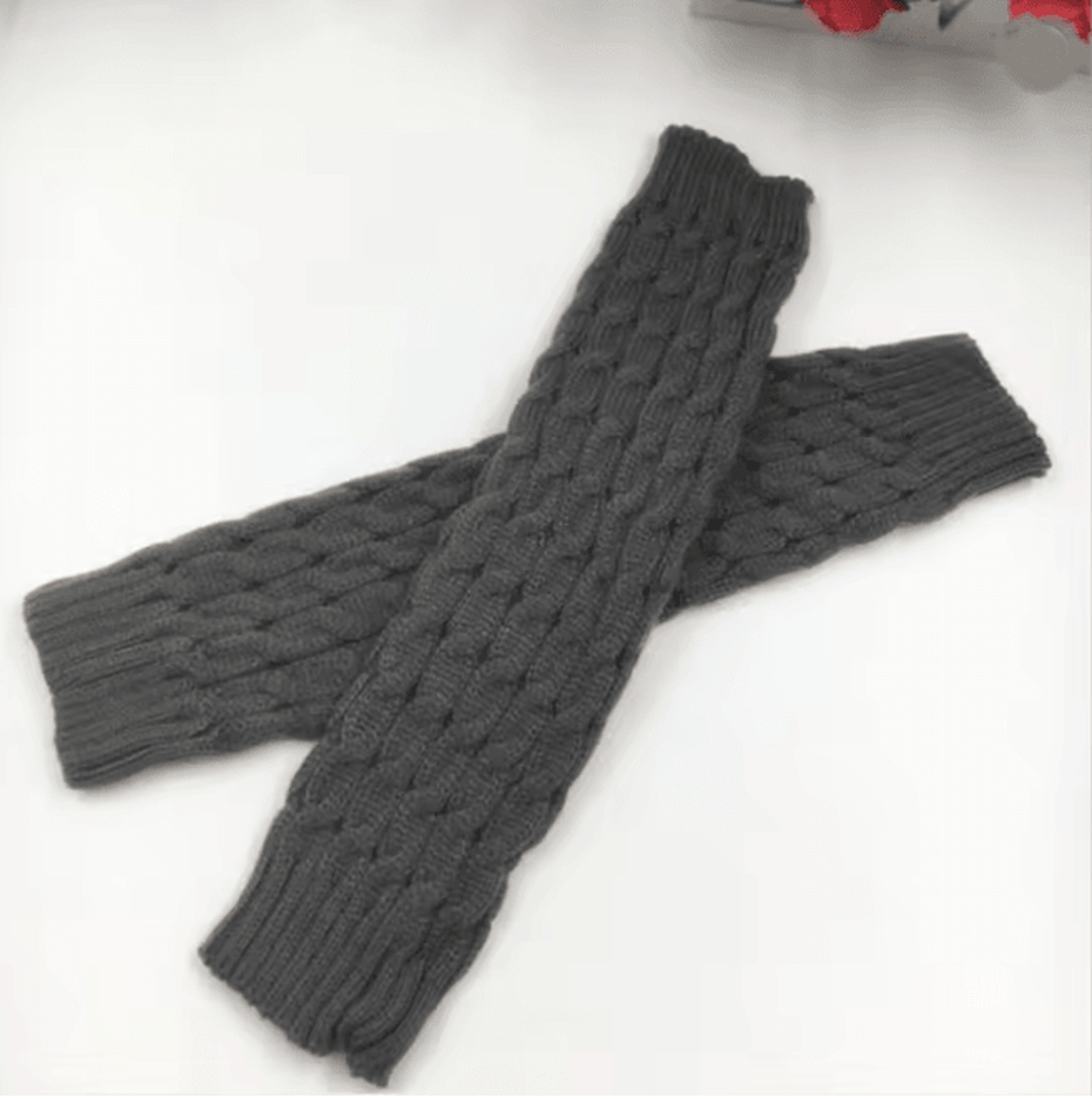 Womens Floral Knit Leg Warmers For Autumn And Winter 9