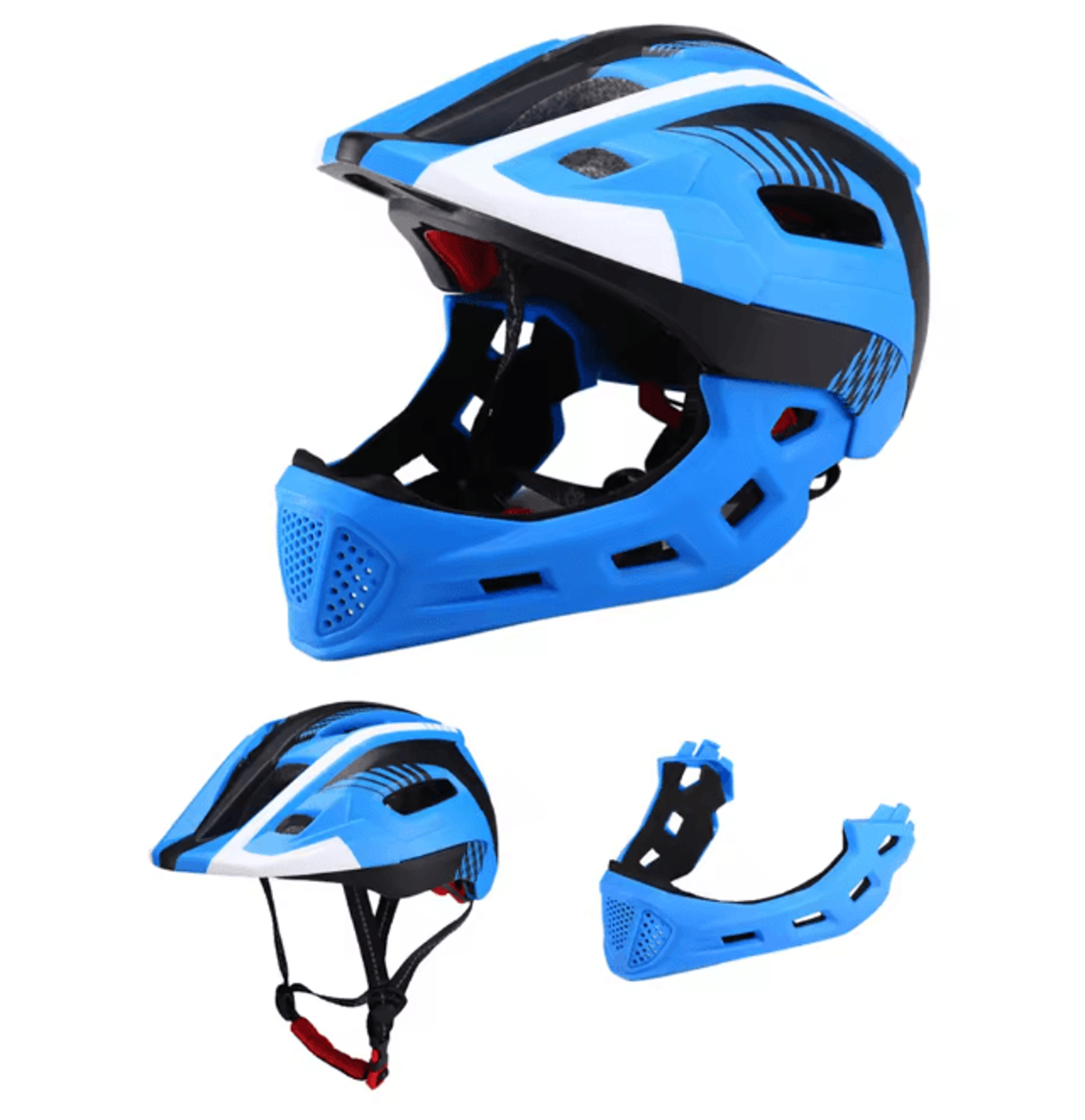 Lixada Kids Detachable Full Face Bike Helmet For Multi Sport Safety 15