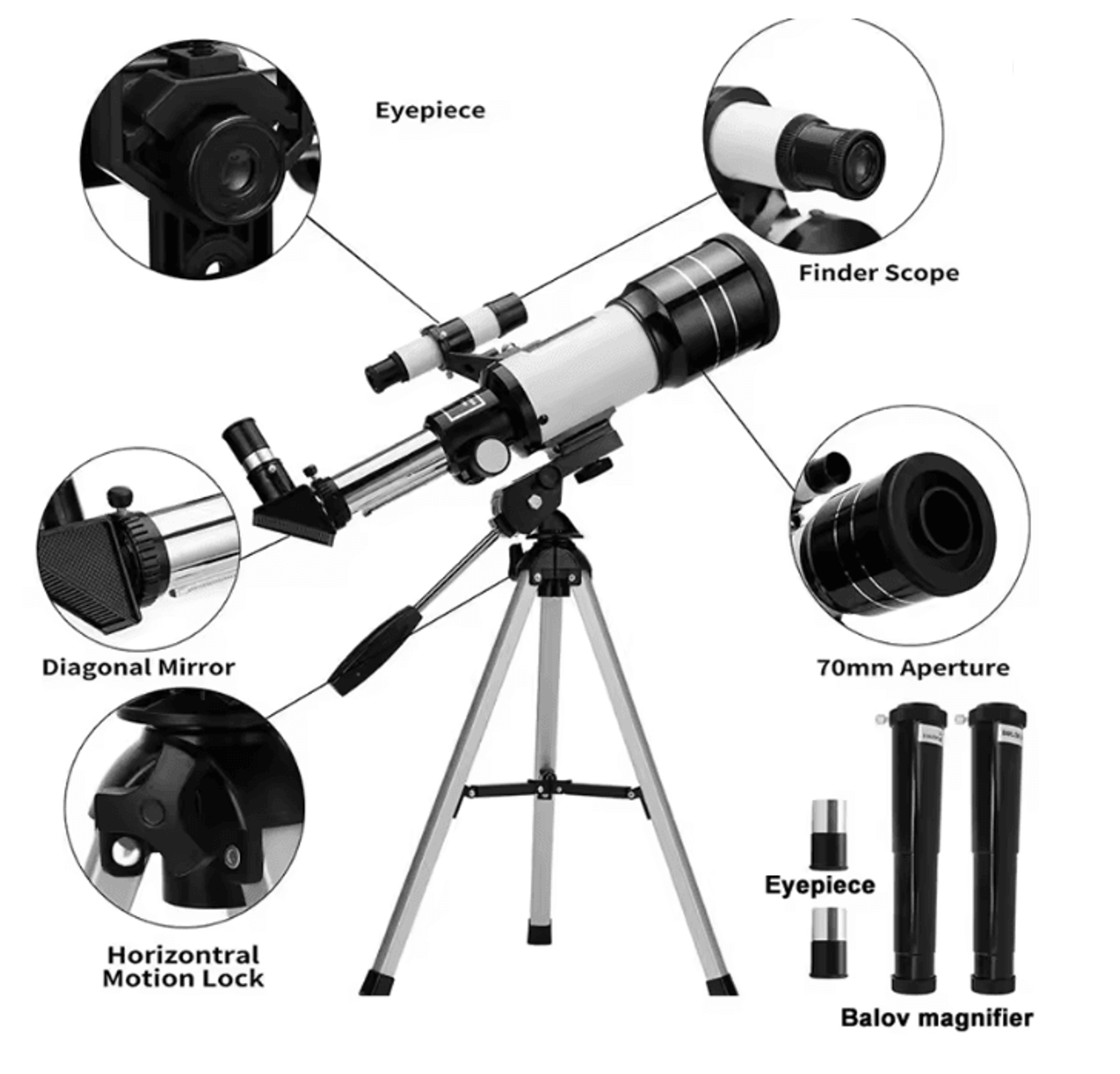 StarVision Pro HD Astronomical Telescope 150x Zoom 3