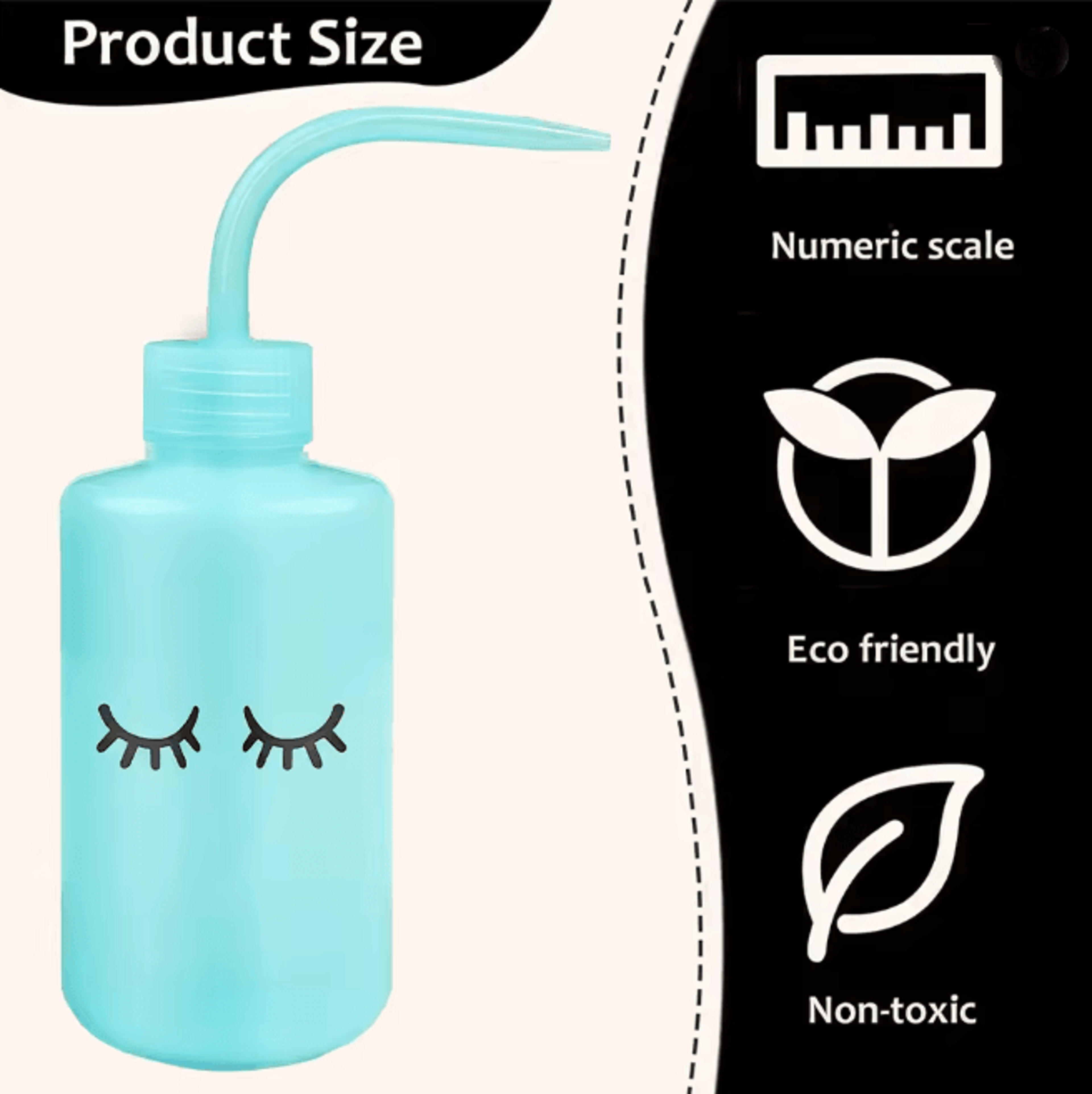 Eyelash Cleaning Squeeze Bottle With Angled Nozzle 1